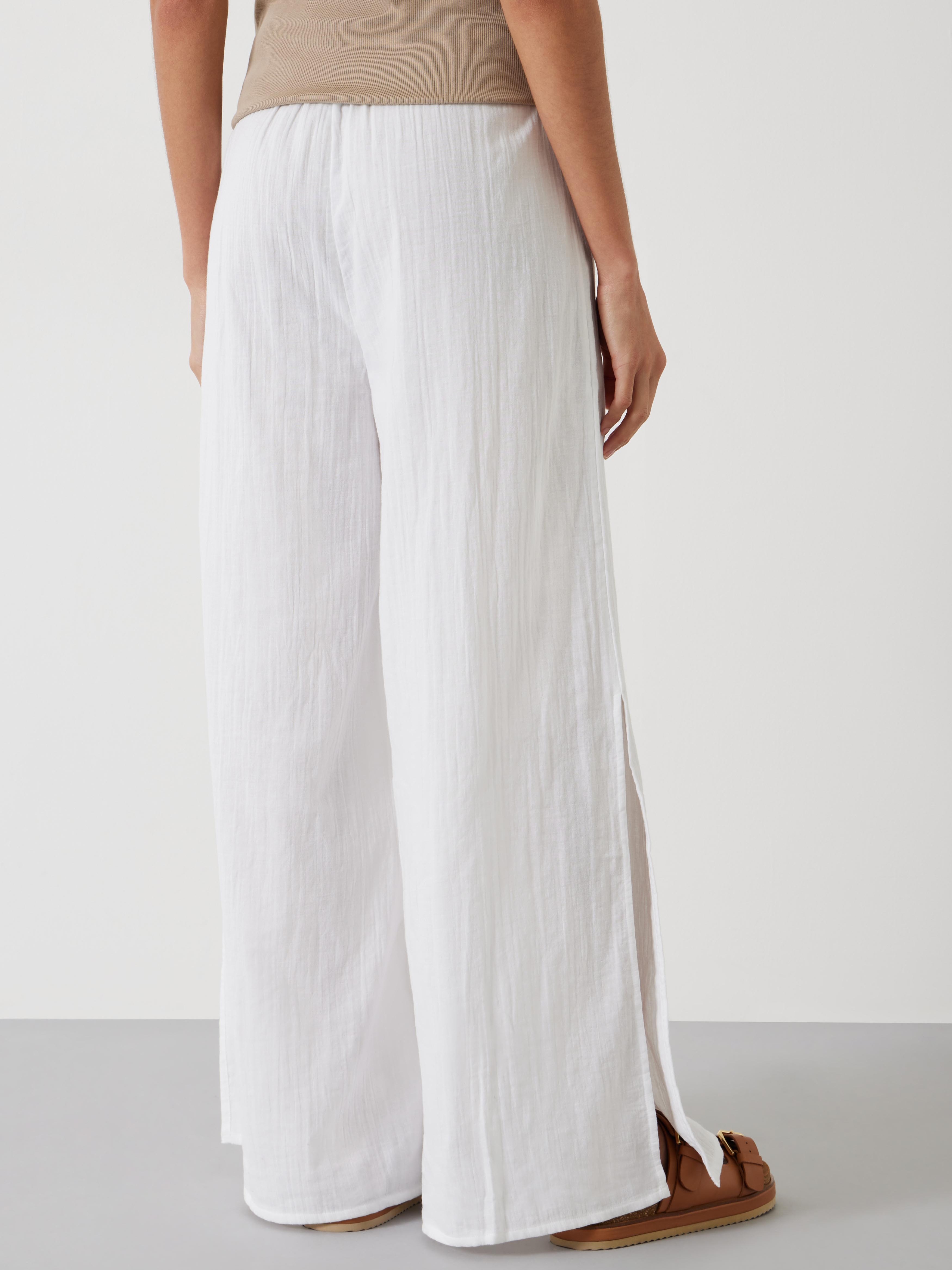 Elodie Oversized Cheesecloth Trousers