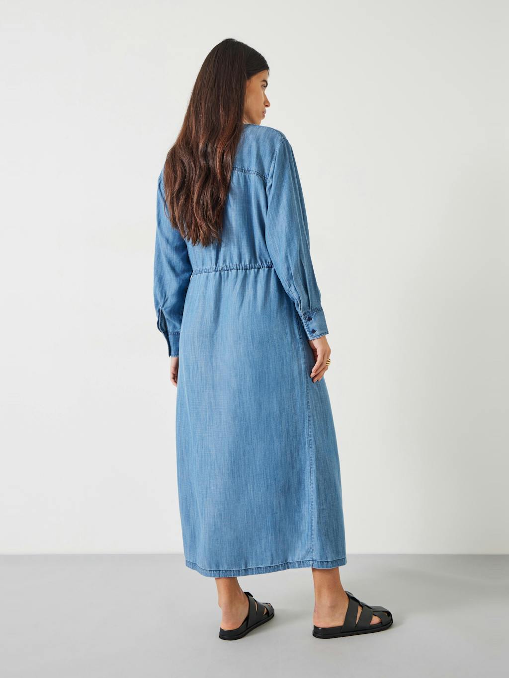 010309-2797-03 Savannah Maxi Relaxed Shirt Dress
