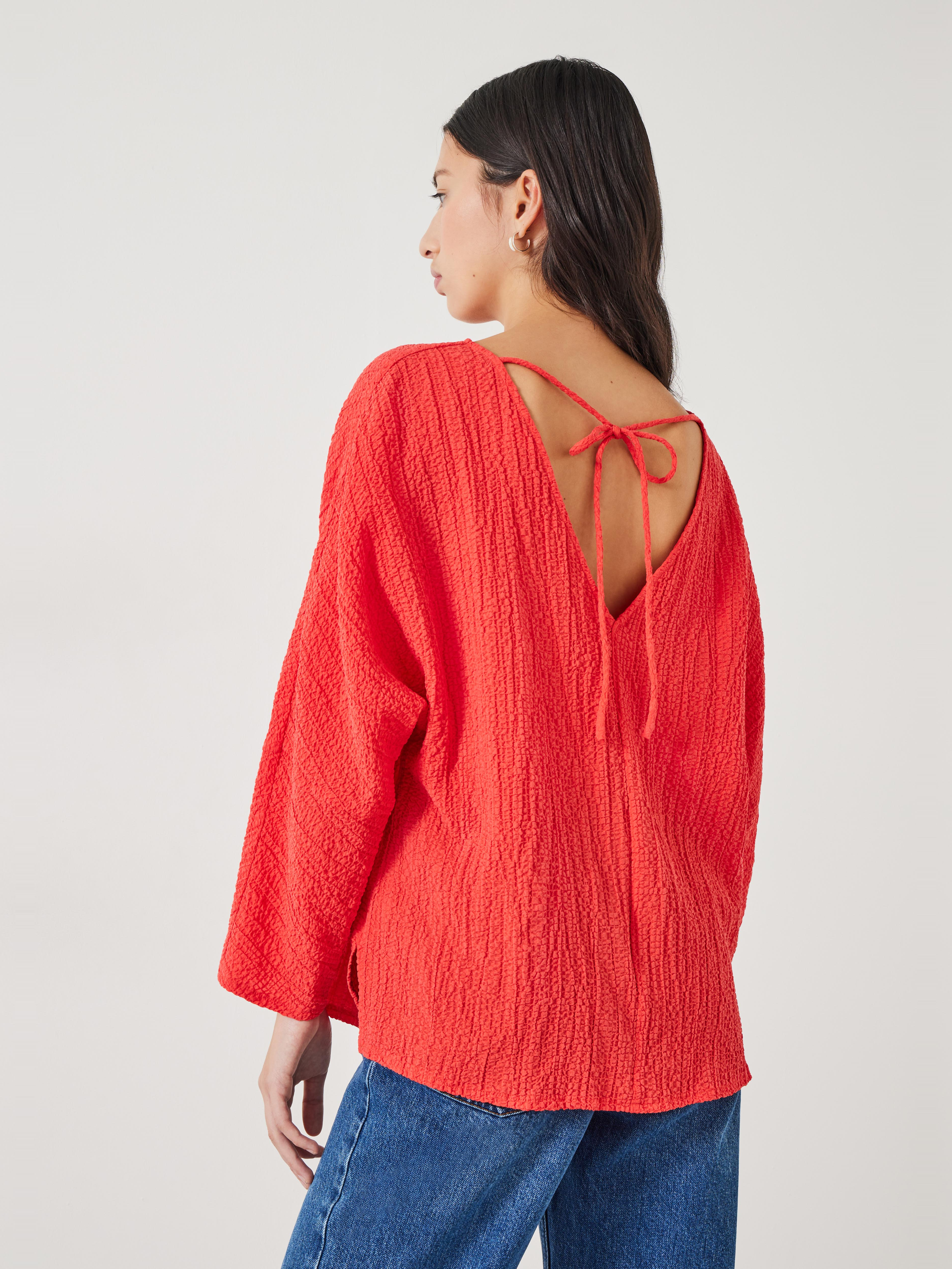 Kirra Oversized Textured Blouse