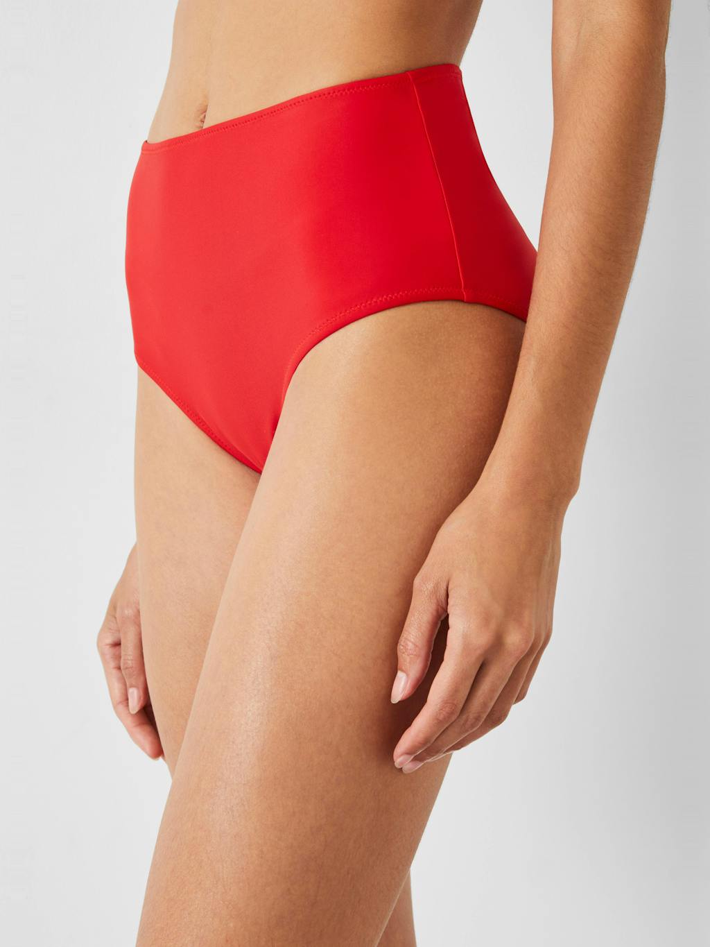 008566-4382-02 Heather High Waisted Bikini Bottoms
