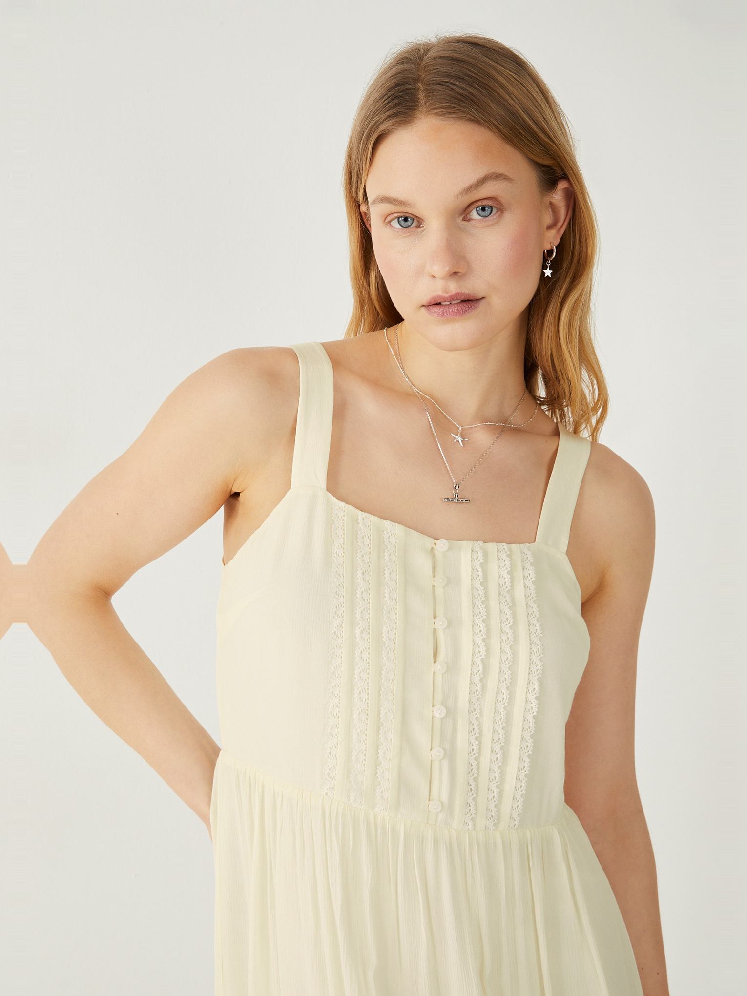 Katrina Lace Midi Dress