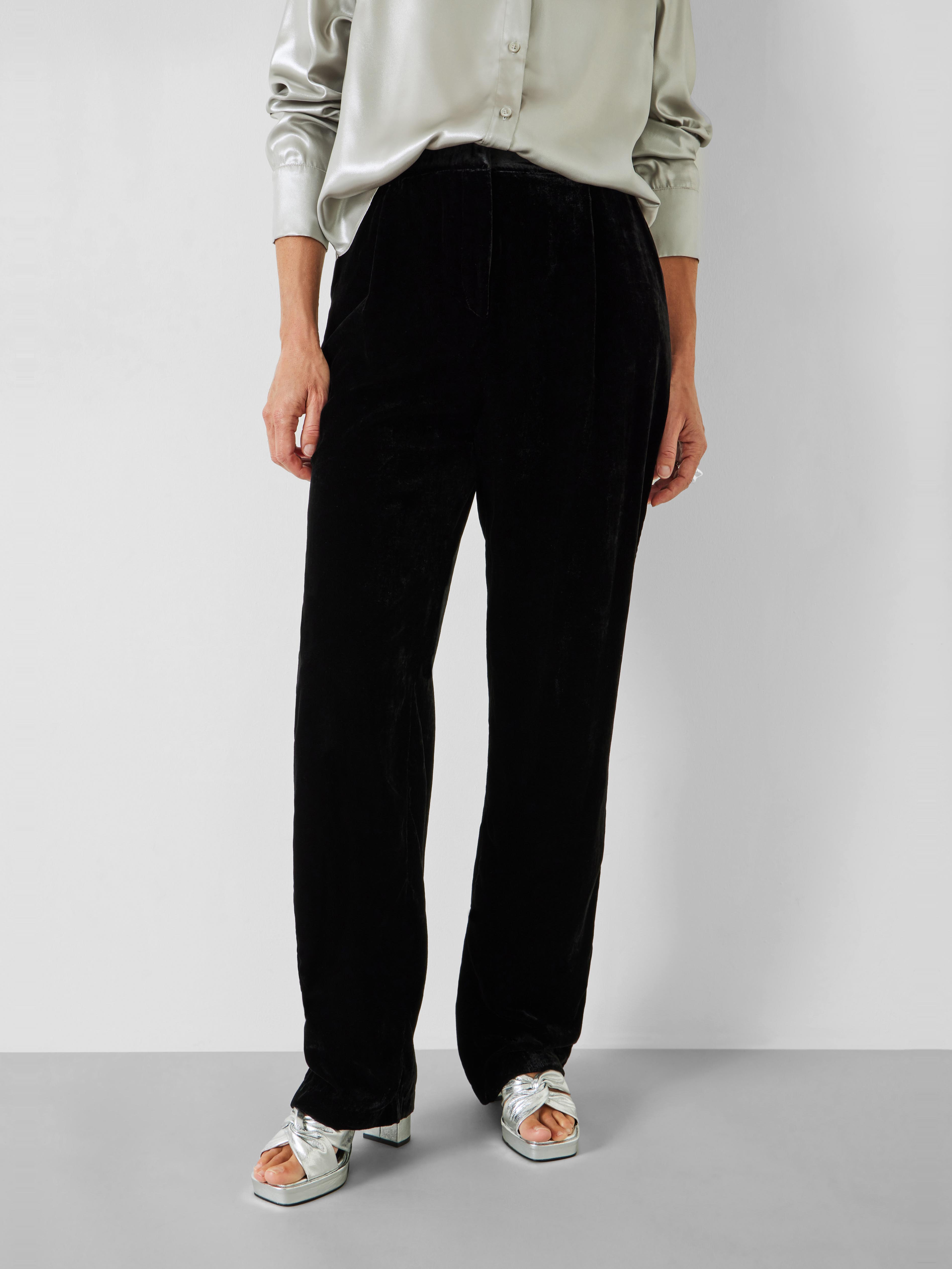 Carina Velvet Trousers | Black | hush