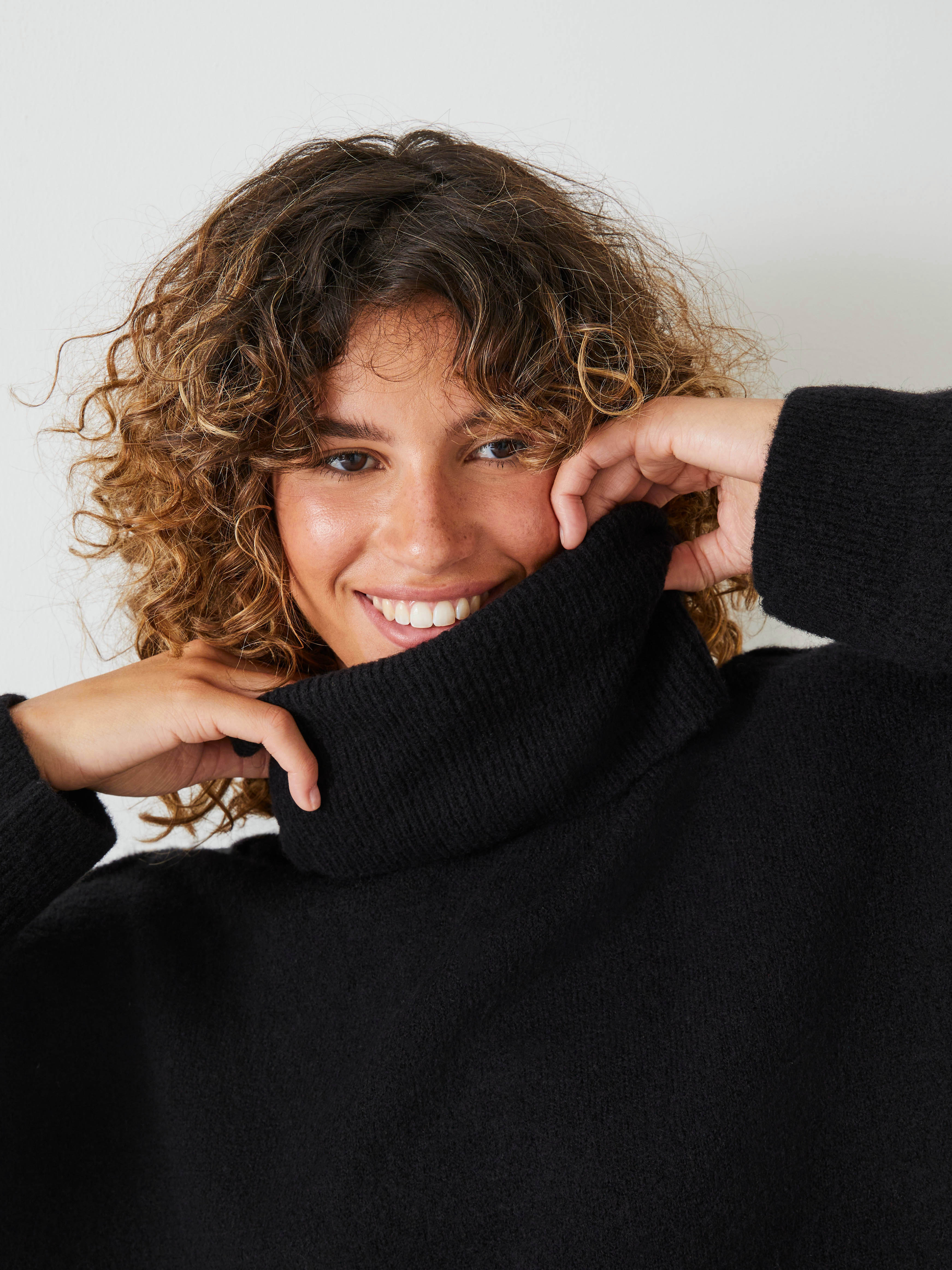 Meryl Roll Neck Wool Blend Jumper