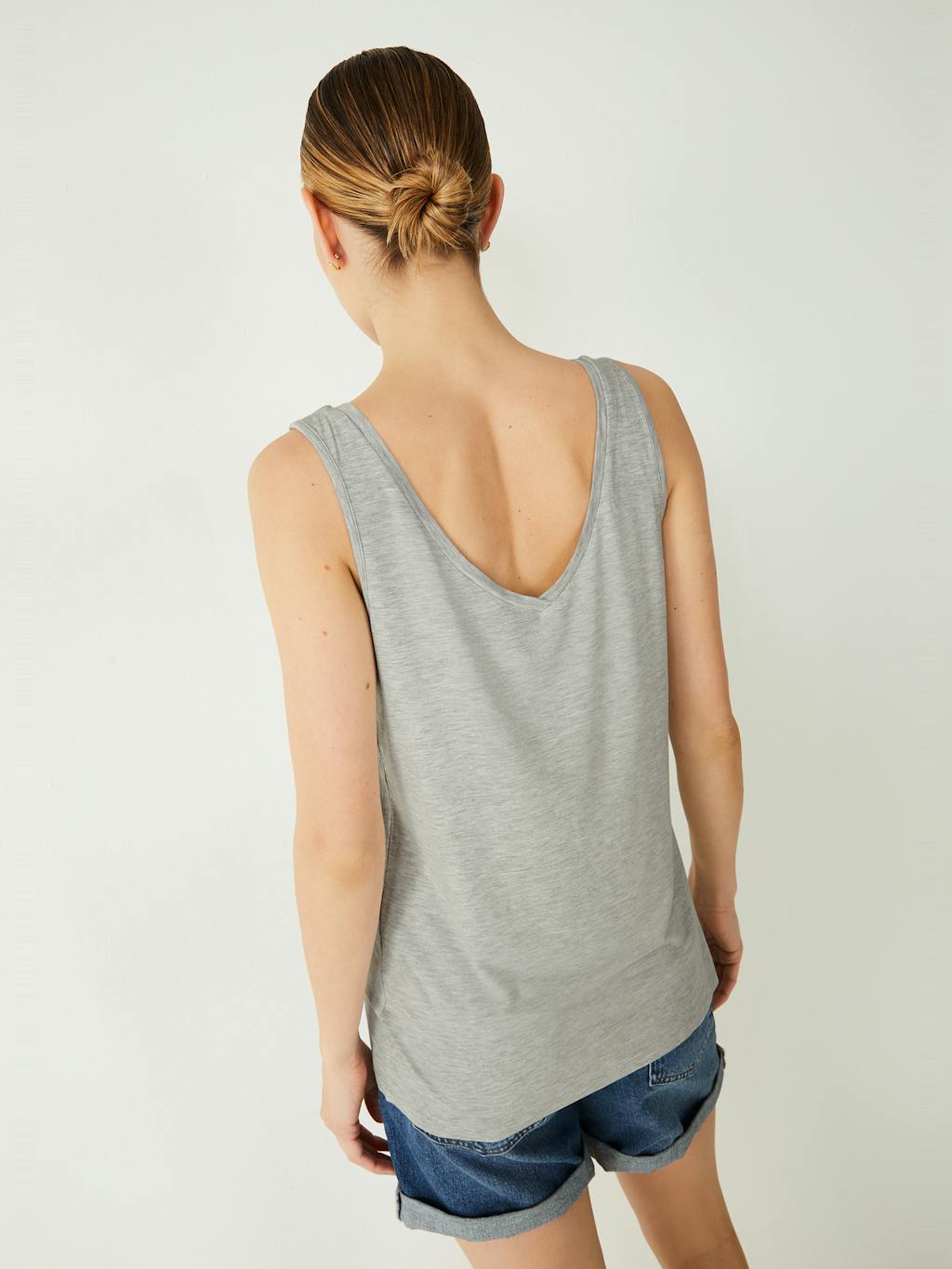 005892-2835-02 Sally V-Neck Jersey Vest Top