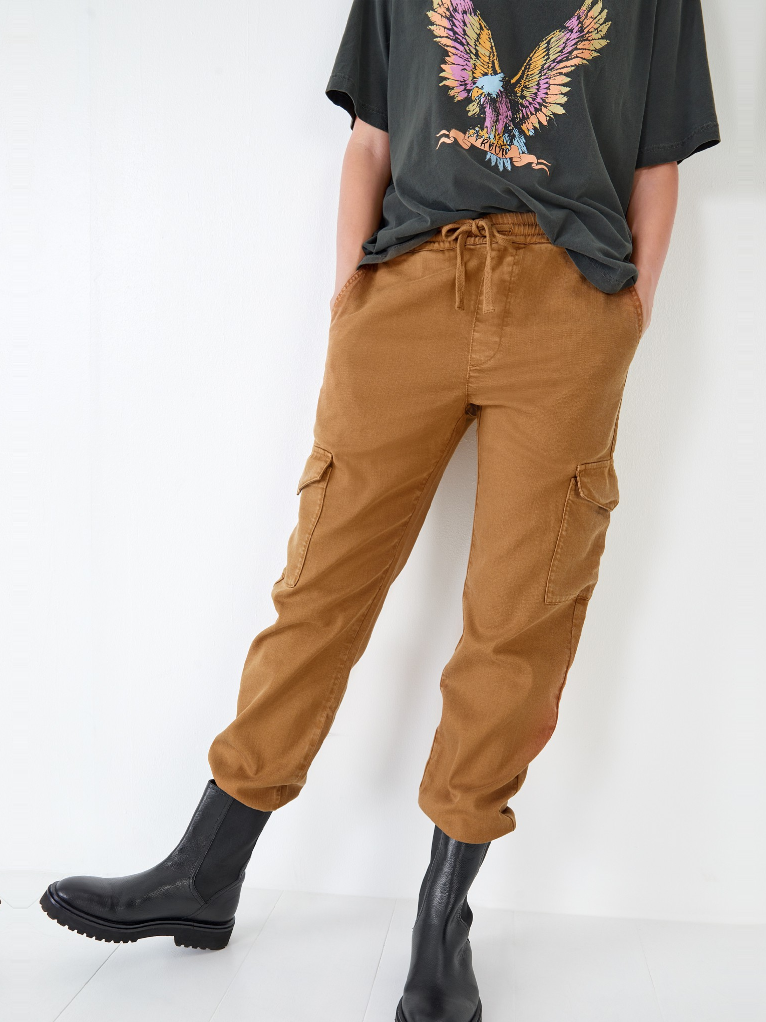 Washed Cargo Trousers