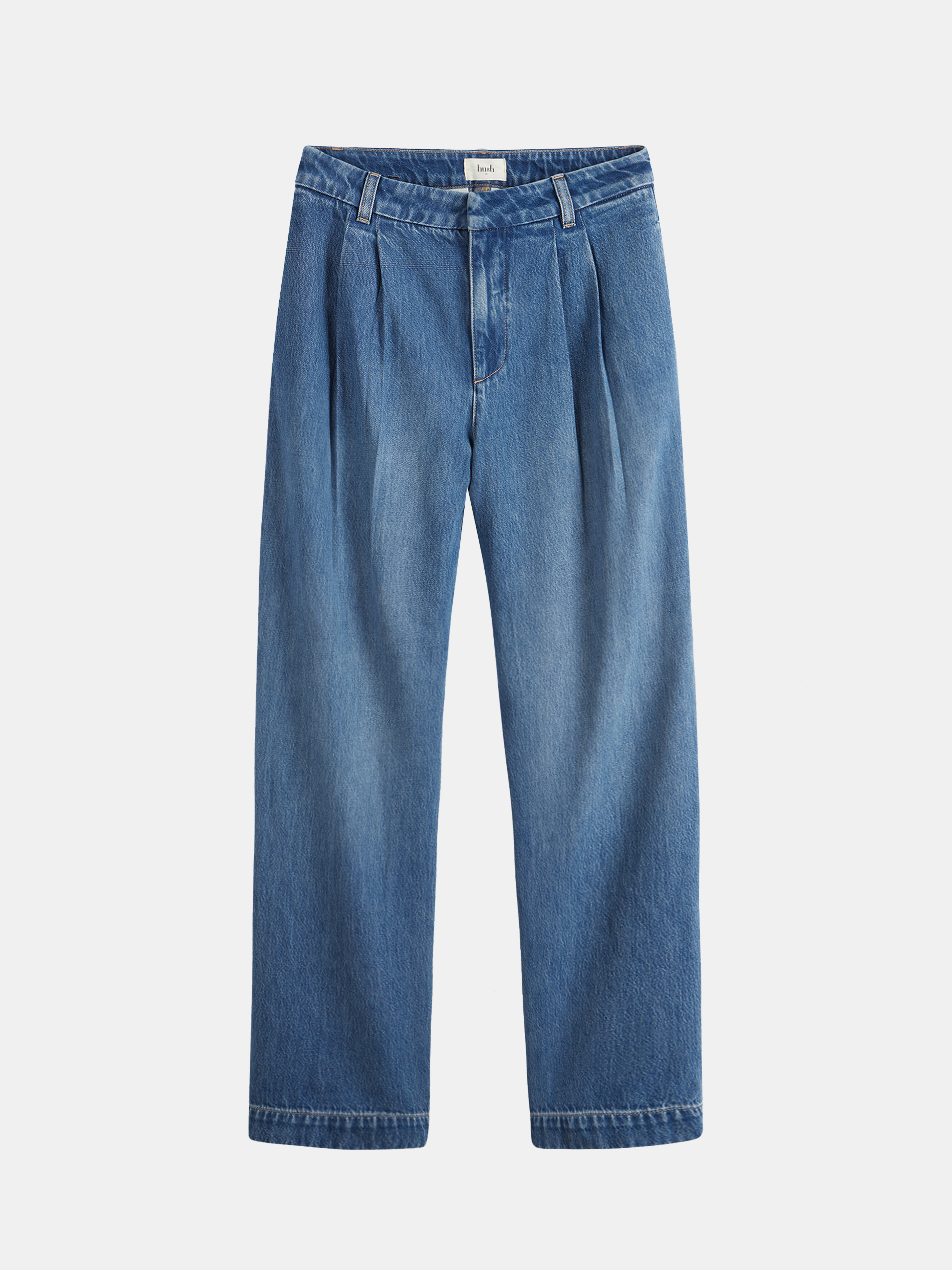 Lya Pleated Wide Leg Jeans