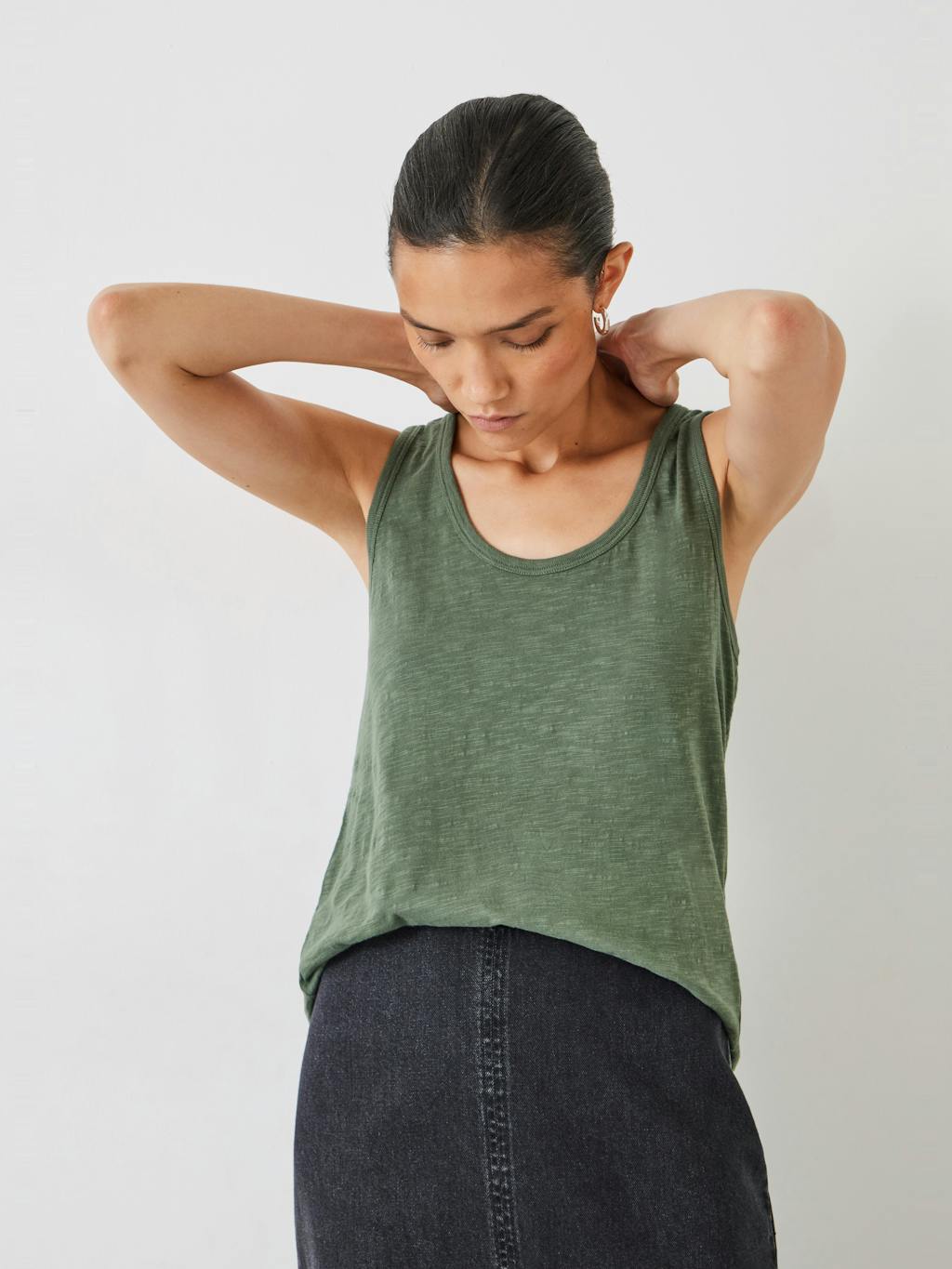 000503-2012-01 Cotton Slub Tank Top