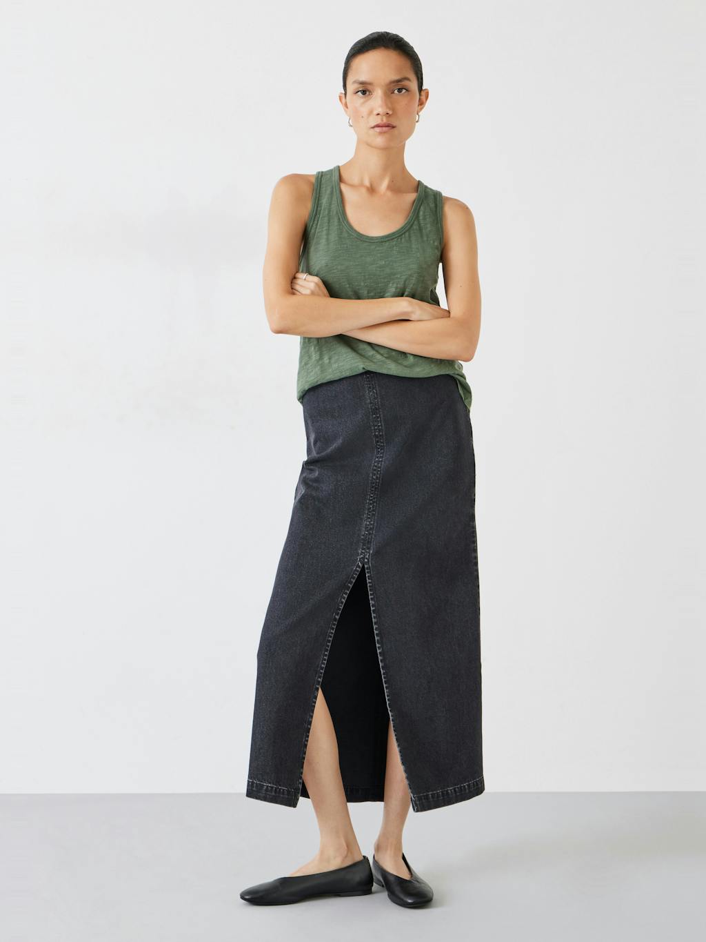 000503-2012-02 Cotton Slub Tank Top