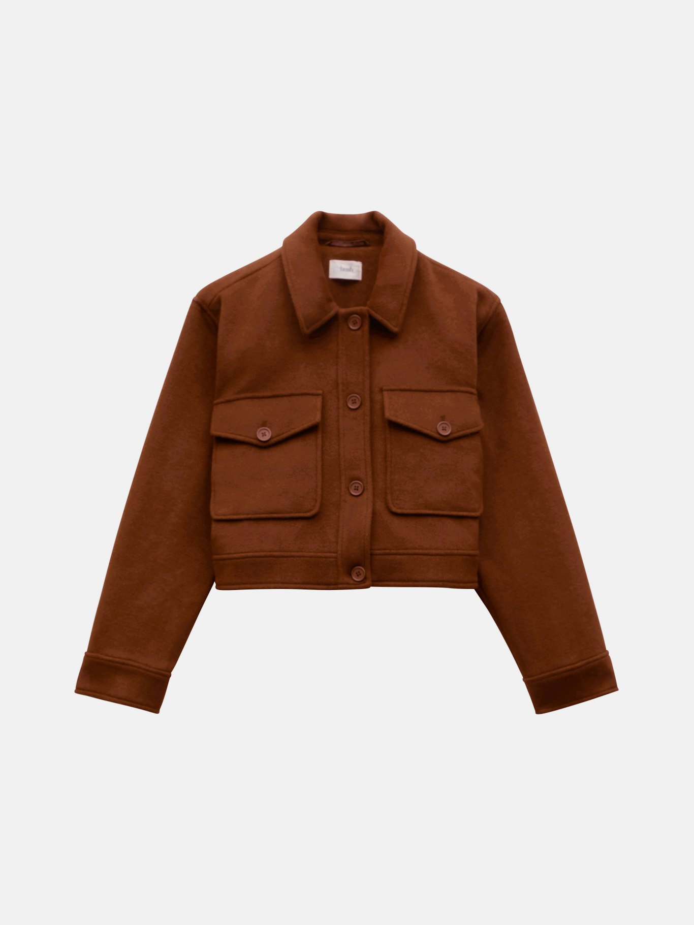 009609-0636-07 Taylah Relaxed Cropped Wool Jacket
