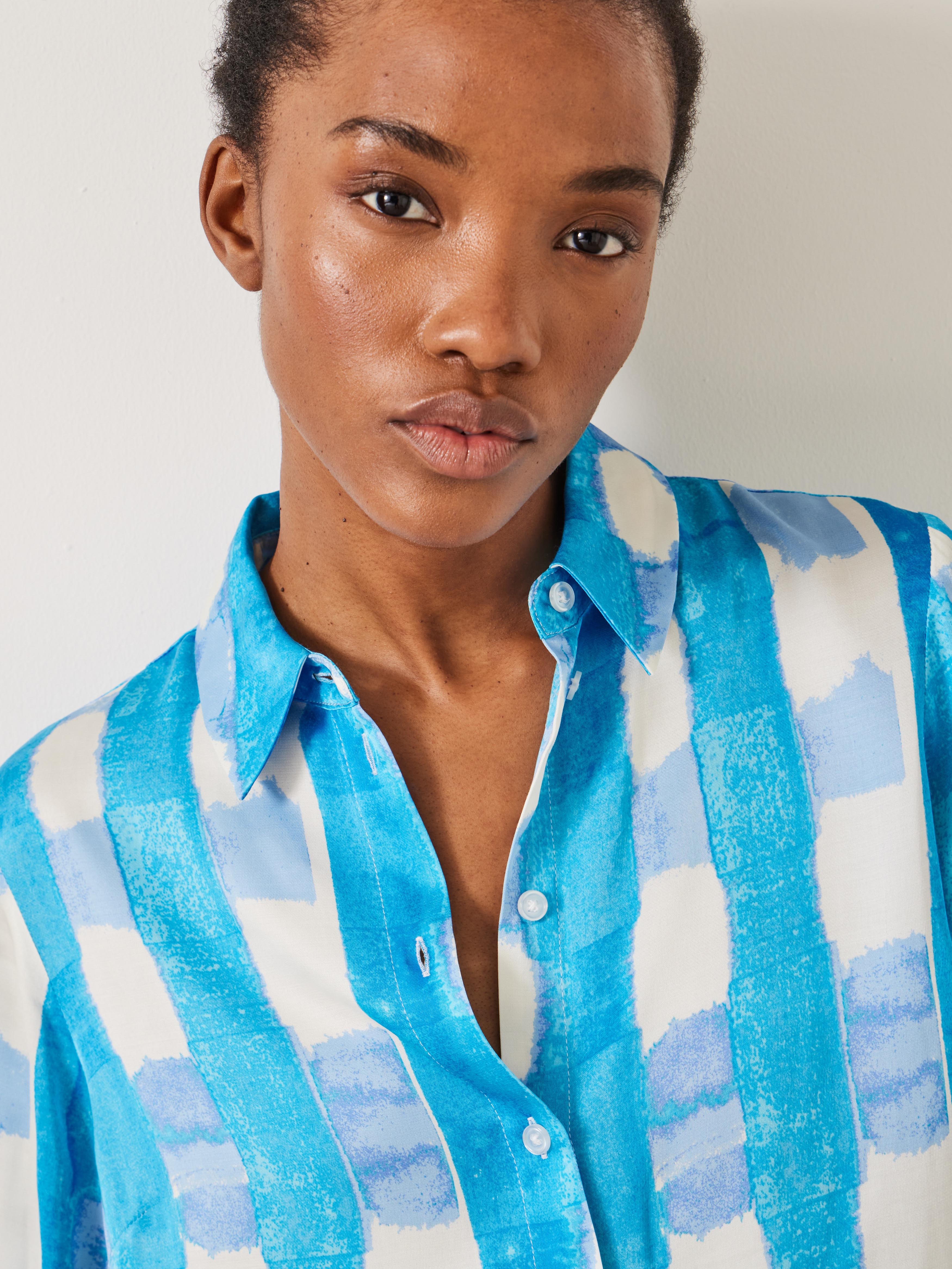 Rita Watercolour Check Shirt