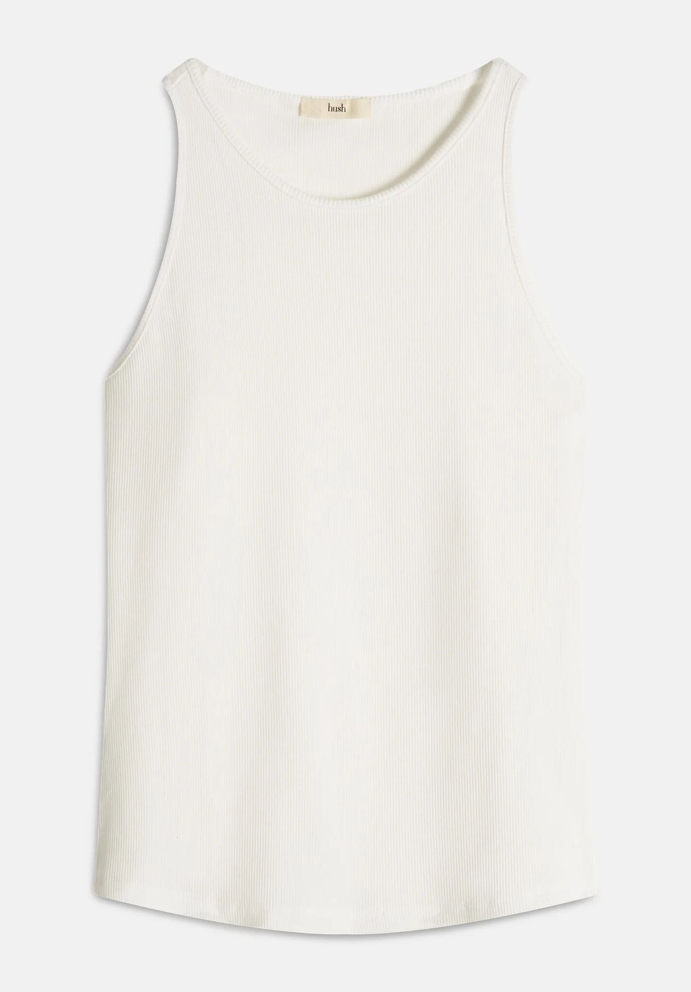 Scoop Neck Ribbed Vest