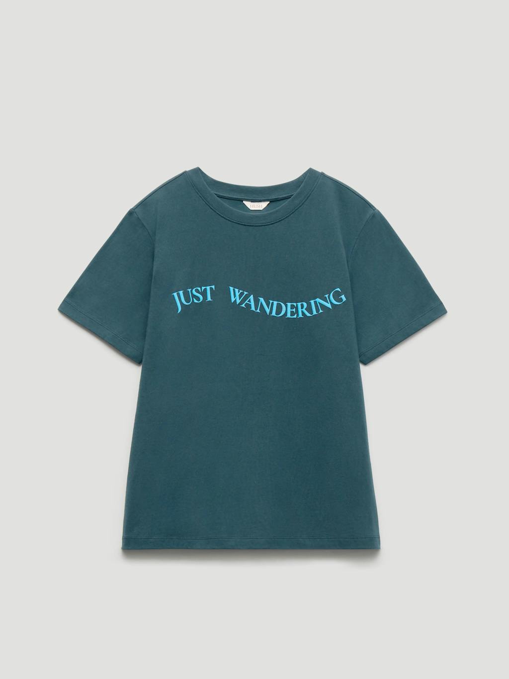 015864-1709-07 Just Wandering Graphic Cotton T-Shirt