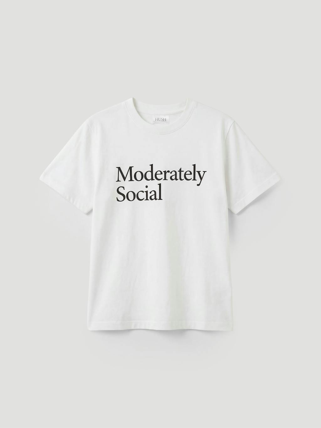 015966-0001-07 Moderately Social Graphic T-Shirt