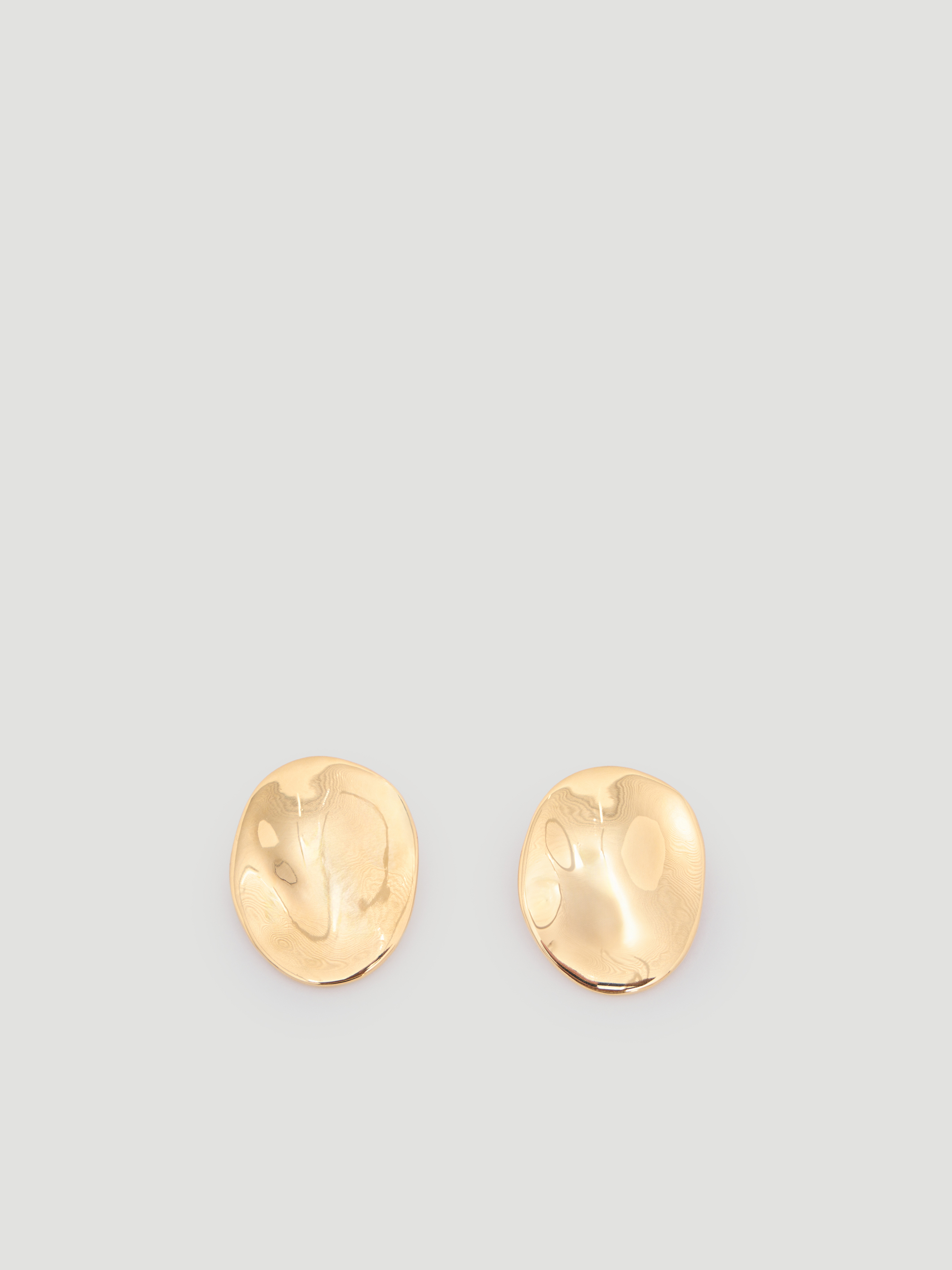 Jett Oversized Organic Shaped Earrings