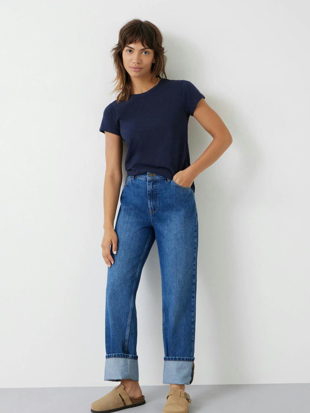 Slim Fit Slub Crew T-Shirt Slim Fit Slub Crew T-Shirt