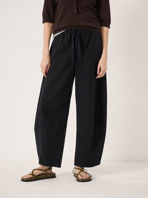 Rina Pull On Barrel Leg Trousers