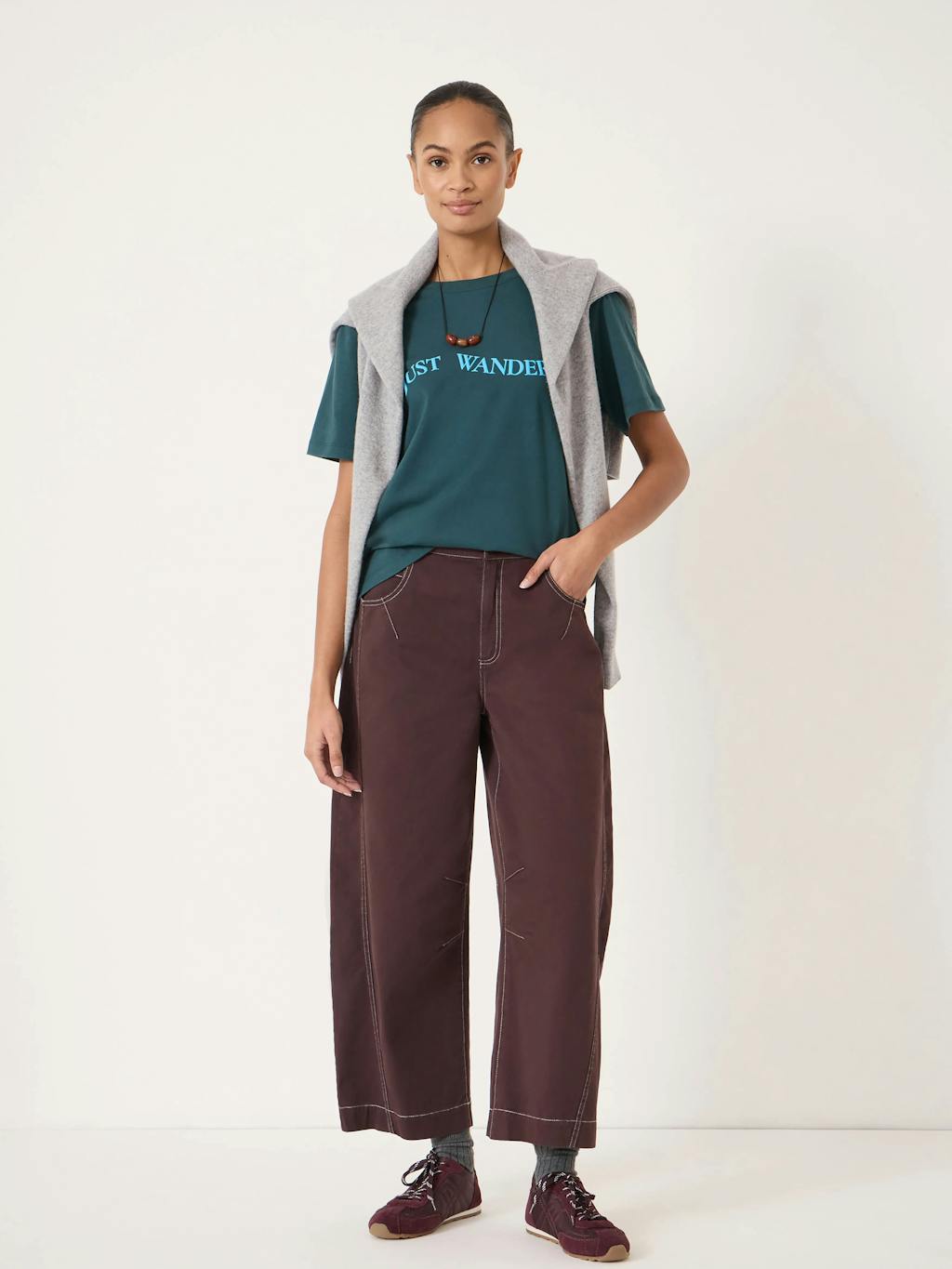 Just Wandering Graphic Cotton T-Shirt Just Wandering Graphic Cotton T-Shirt