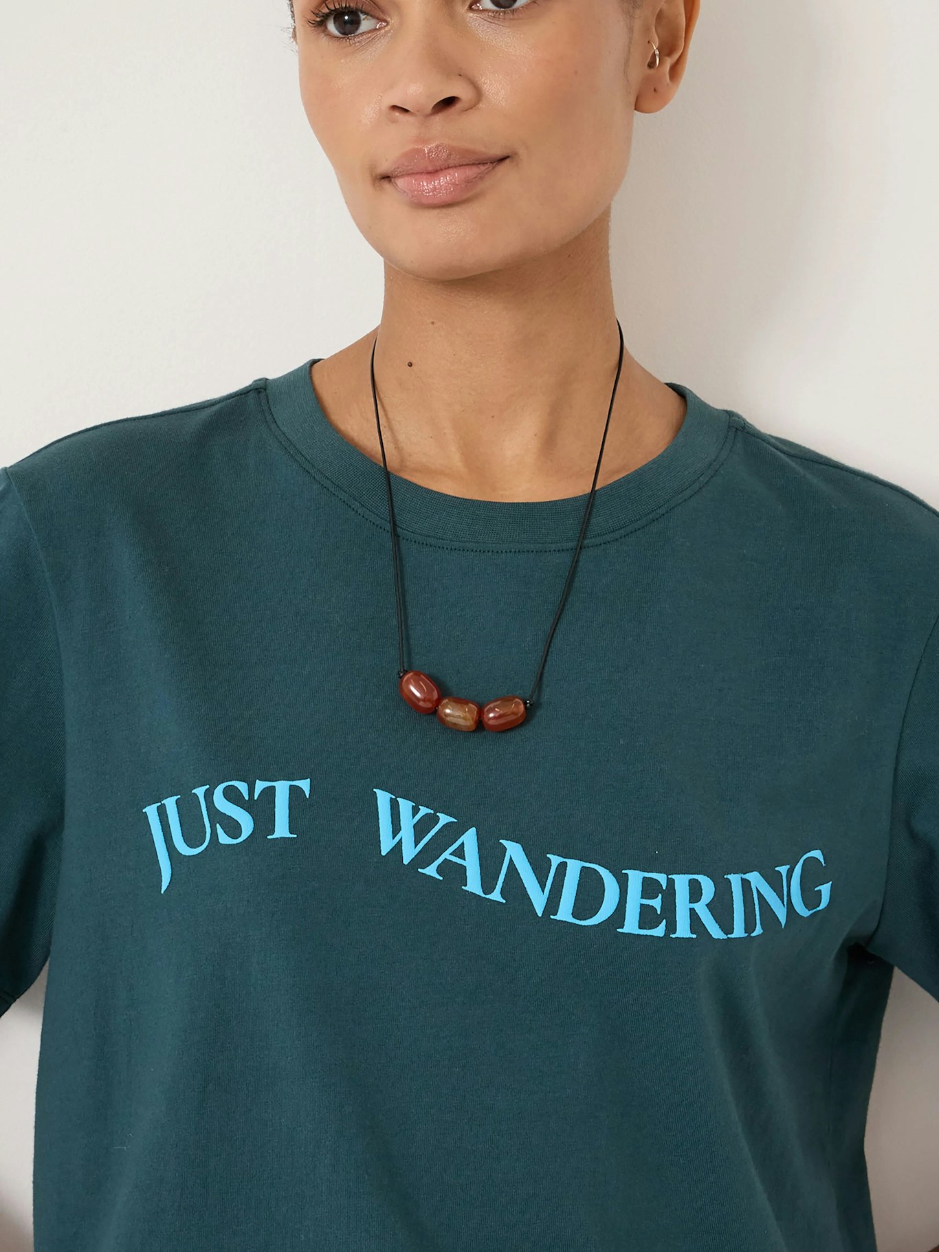 Just Wandering Graphic Cotton T-Shirt Just Wandering Graphic Cotton T-Shirt