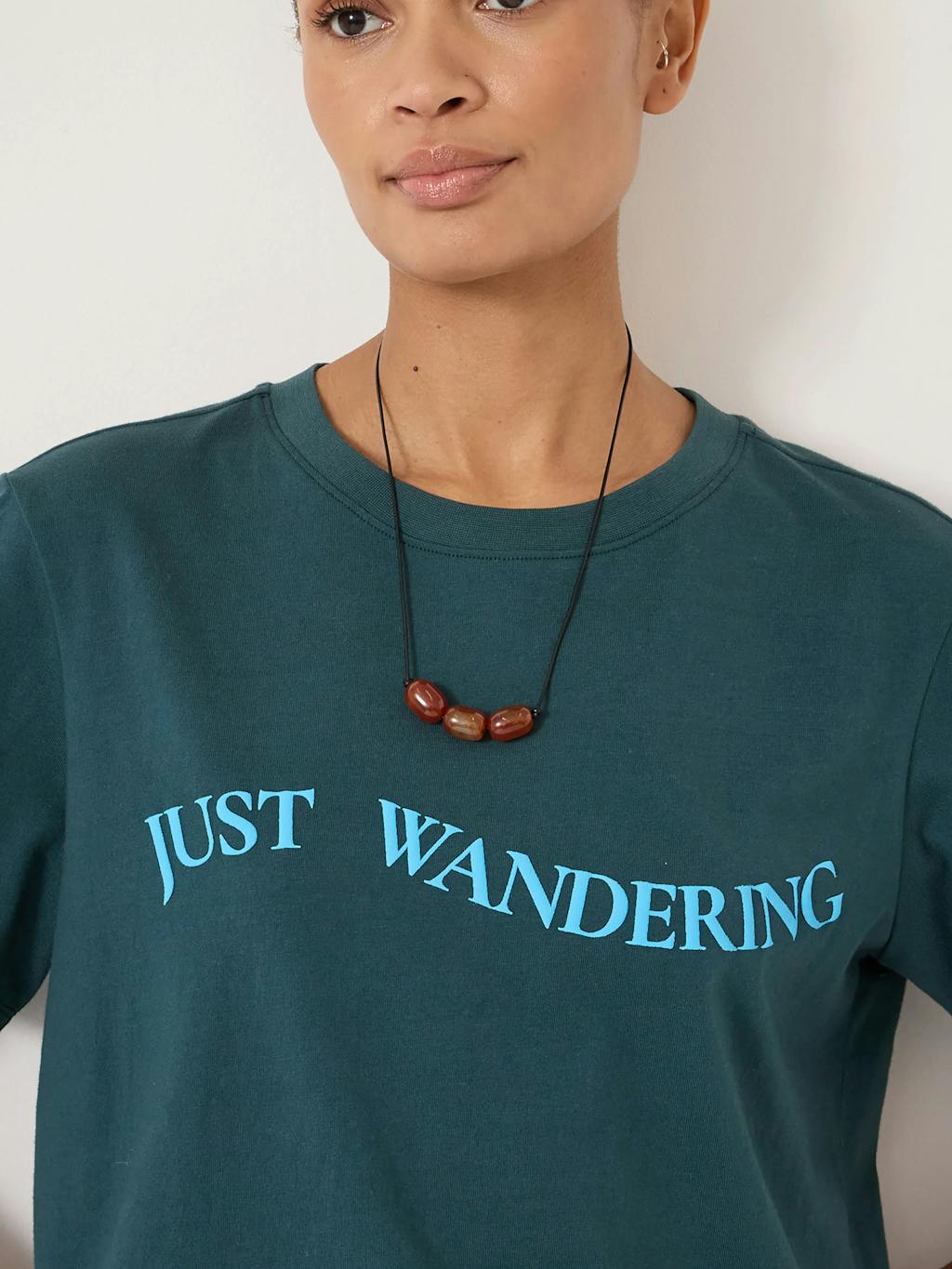 Just Wandering Graphic Cotton T-Shirt Just Wandering Graphic Cotton T-Shirt