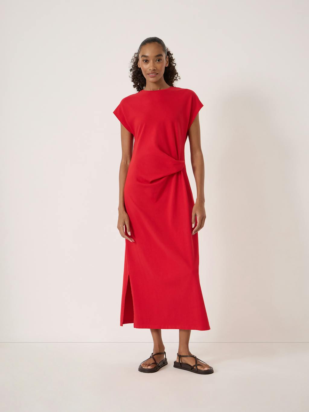 Athena Twist-Detail Jersey Dress Athena Twist-Detail Jersey Dress