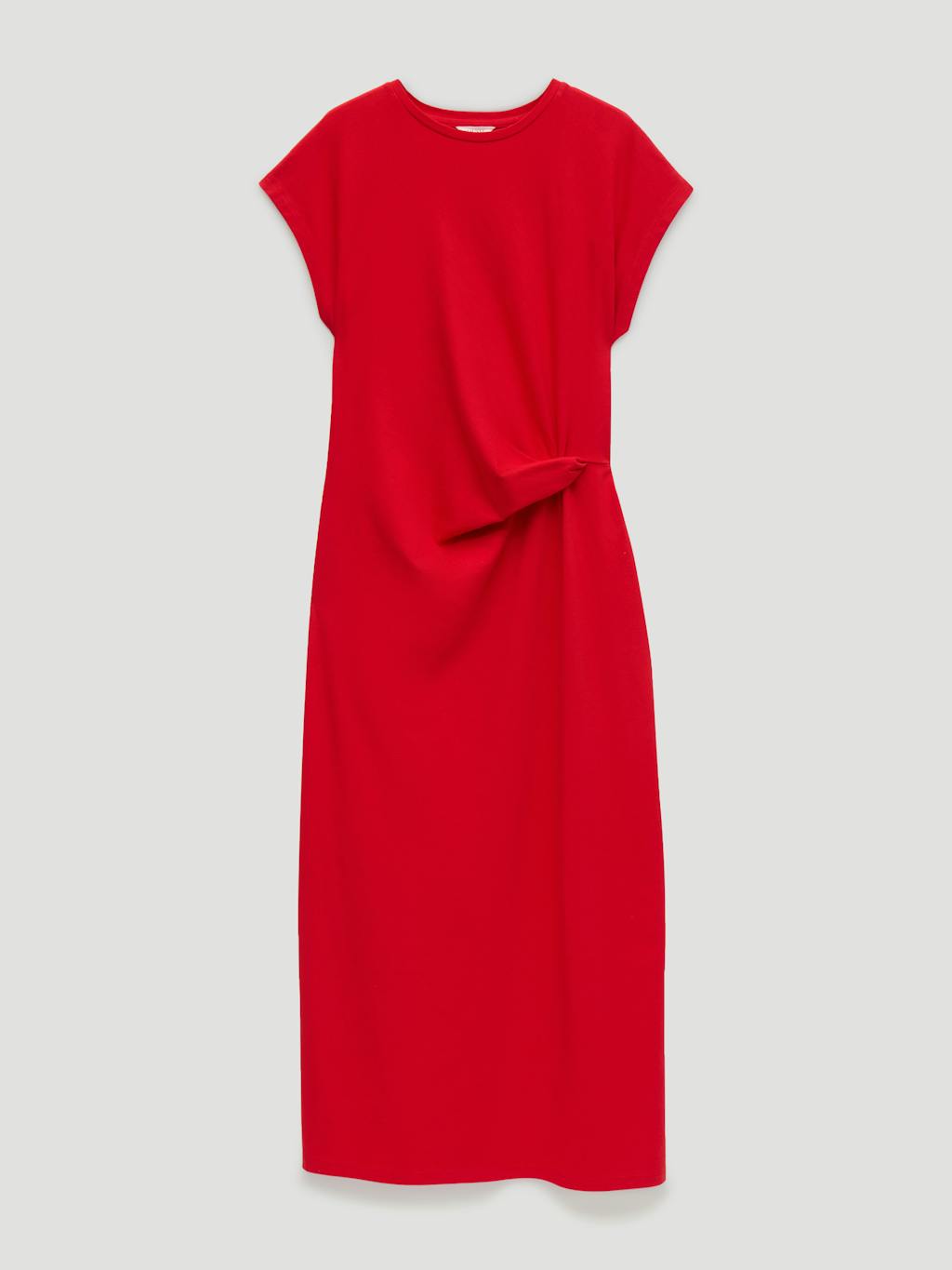 014591-1056-07 Athena Twist-Detail Jersey Dress