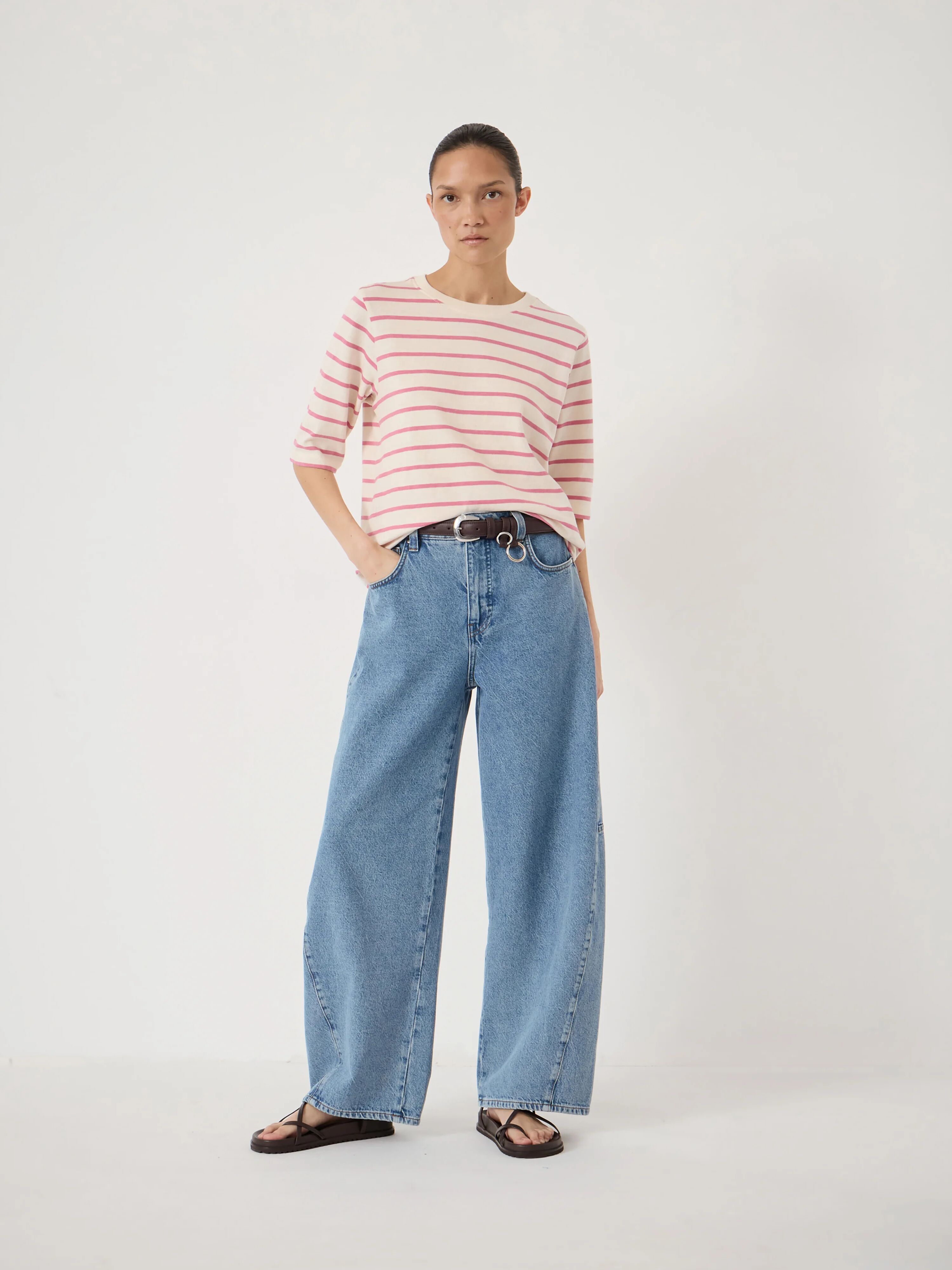 Sora Striped Relaxed T-Shirt