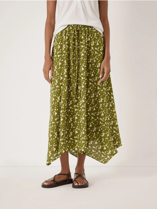 Kaia Chiffon Hanky Hem Skirt