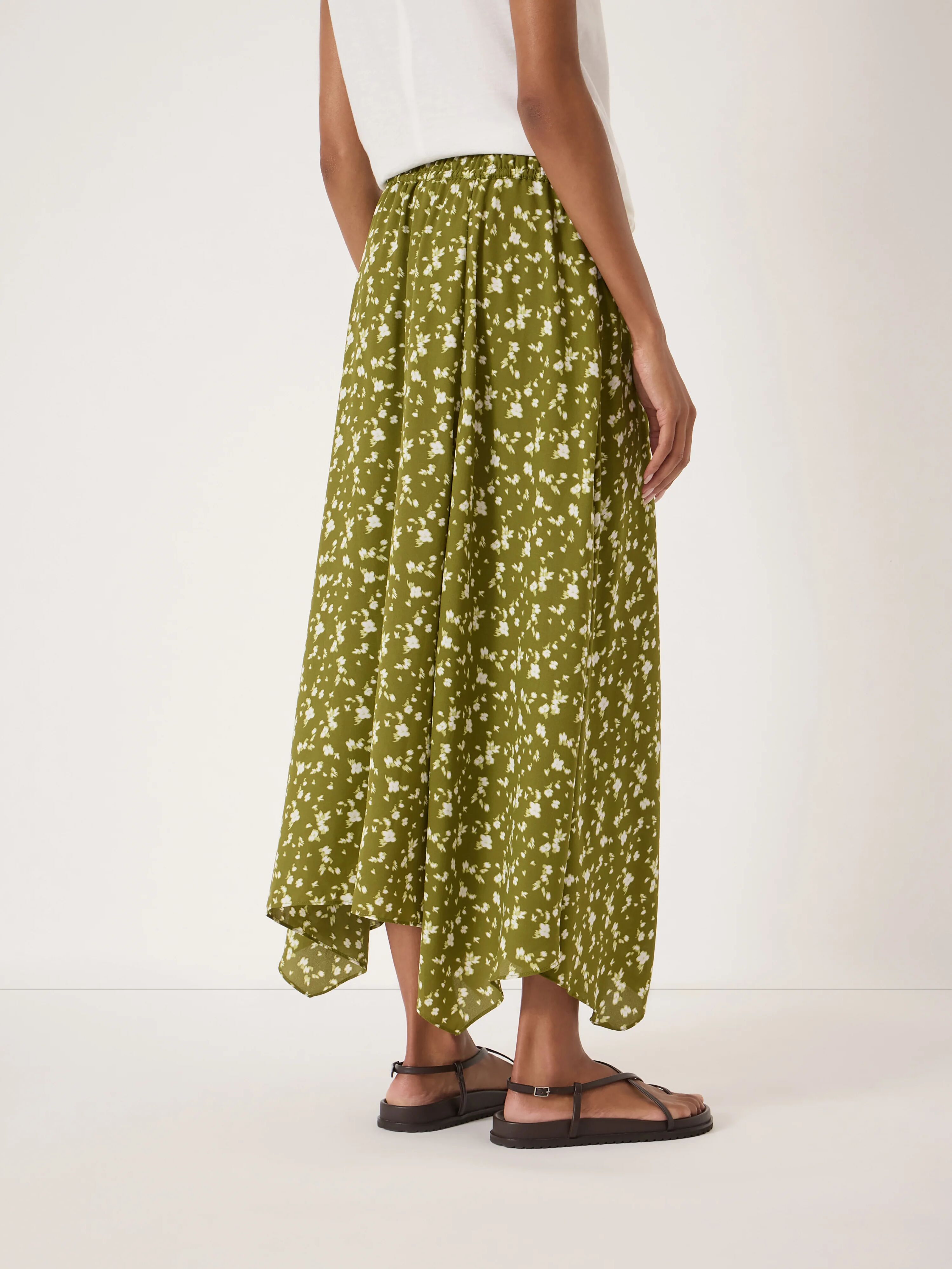 Kaia Chiffon Hanky Hem Skirt