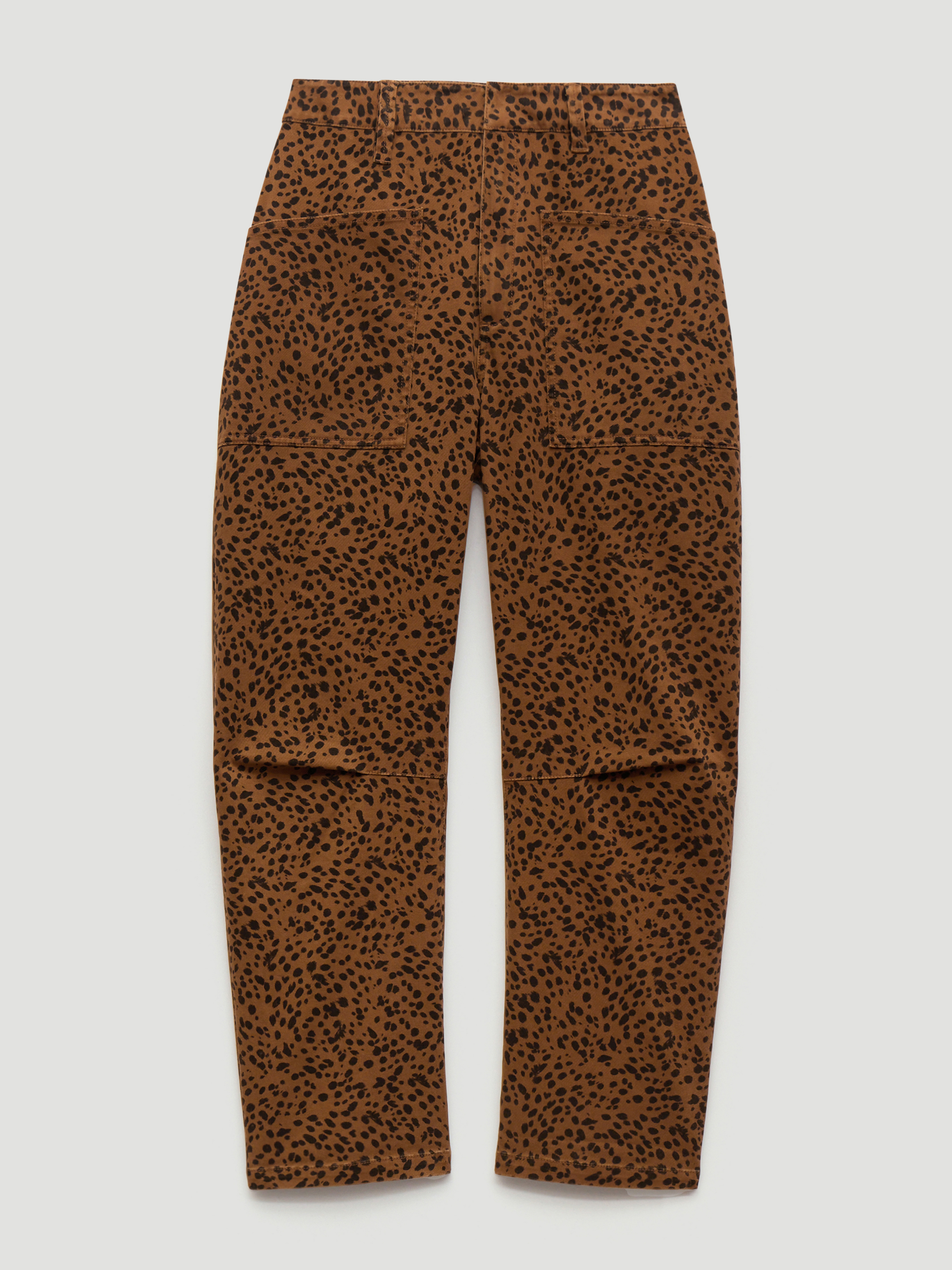 Cordi Barrel Leg Cotton Trousers