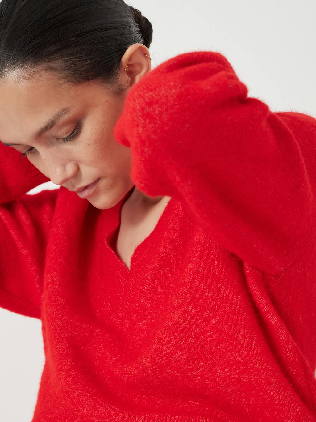 V Neck Wool Blend Jumper V Neck Wool Blend Jumper