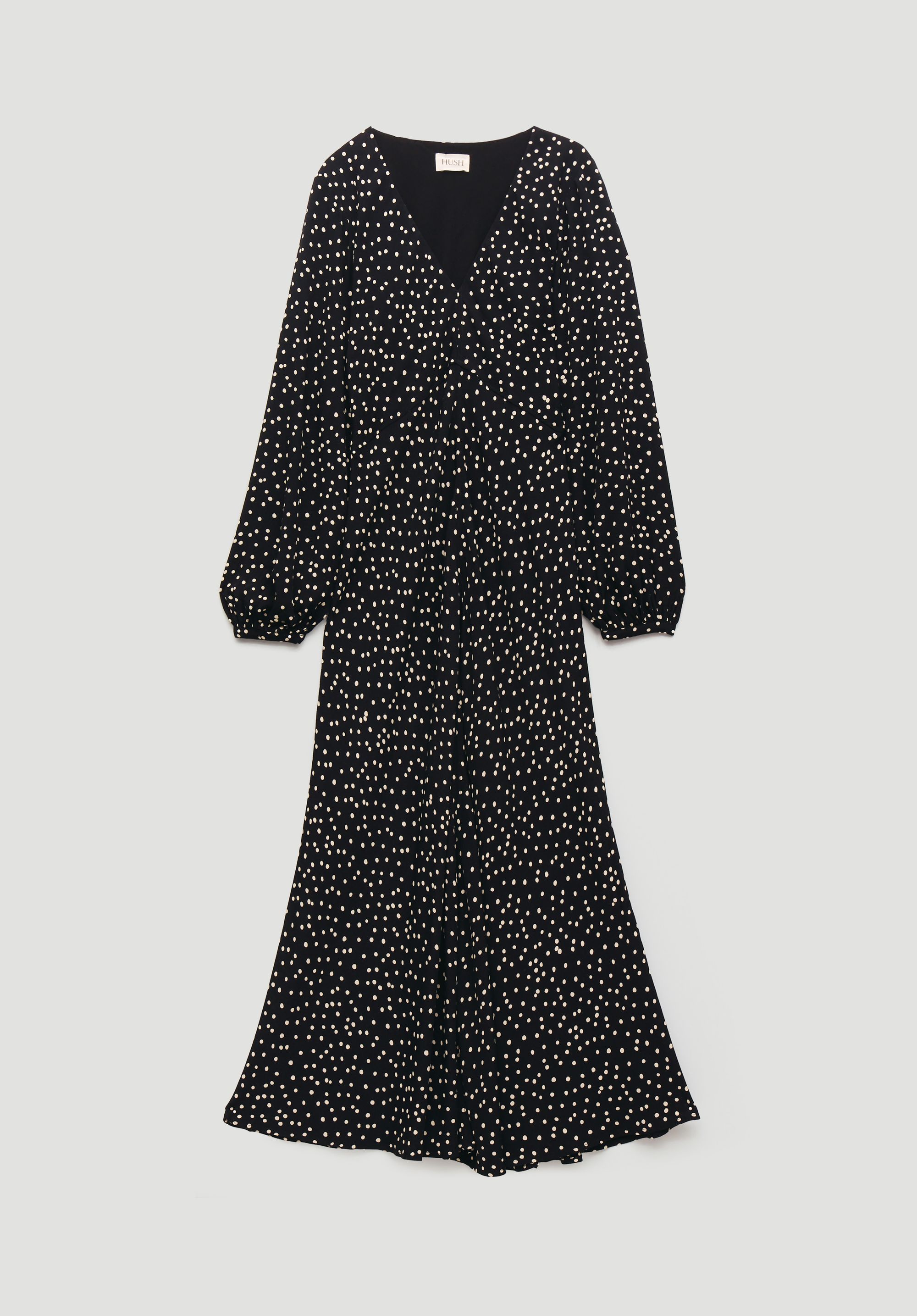 Grace V-Neck Long Sleeve Dress