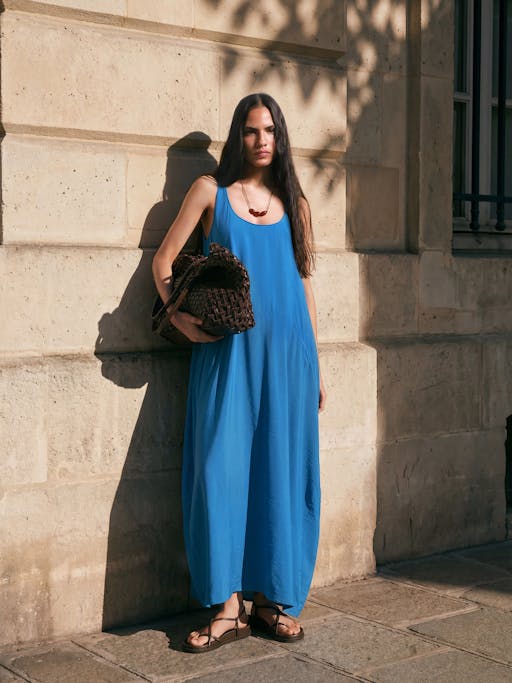 Liddie Air Flow Barrel Tank Dress