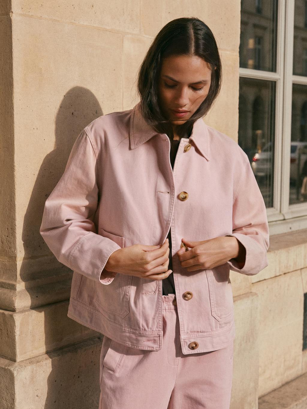 014437-1434-11 Avril Cotton Utility Barn Jacket