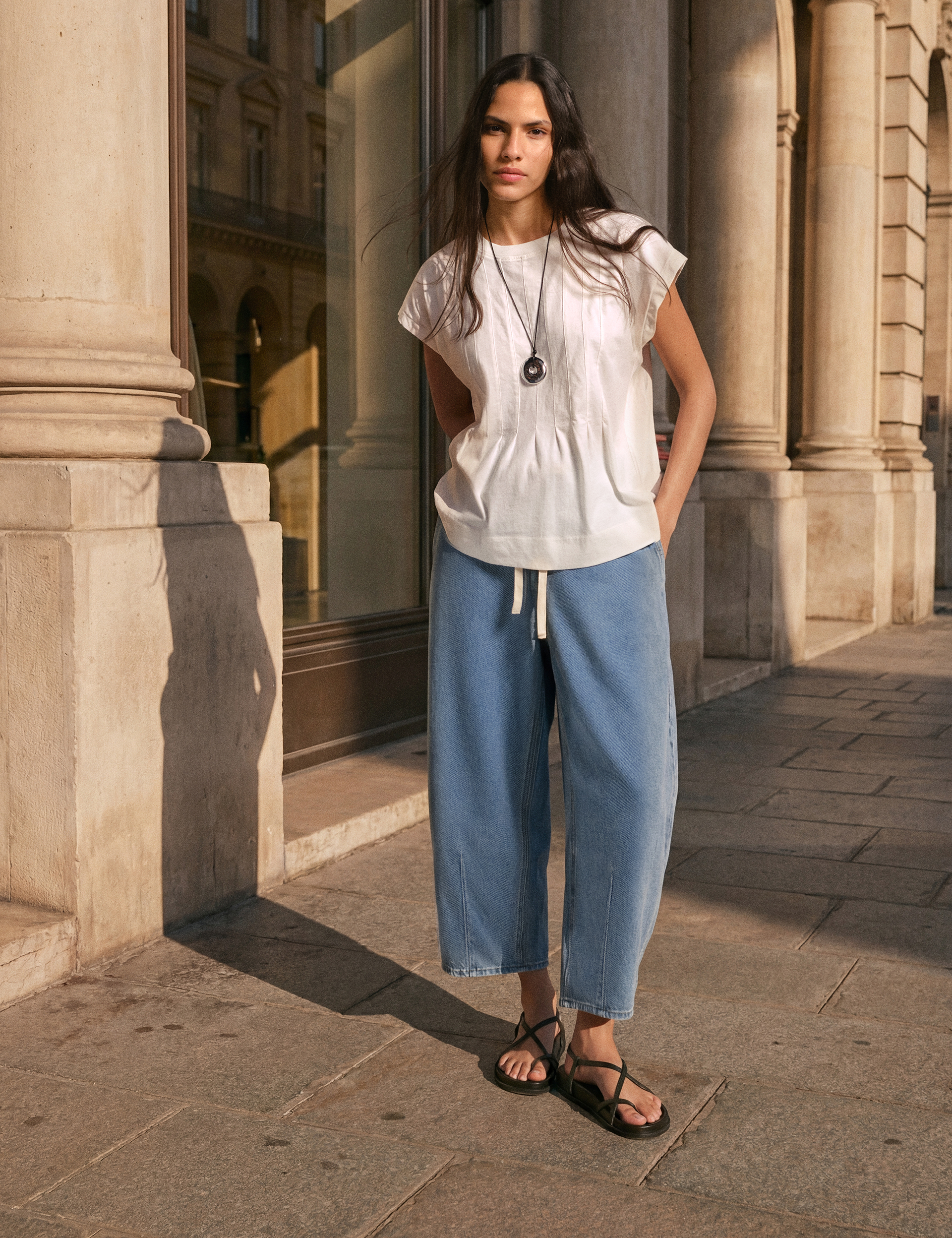 Rina Supersoft Barrel Leg Jeans