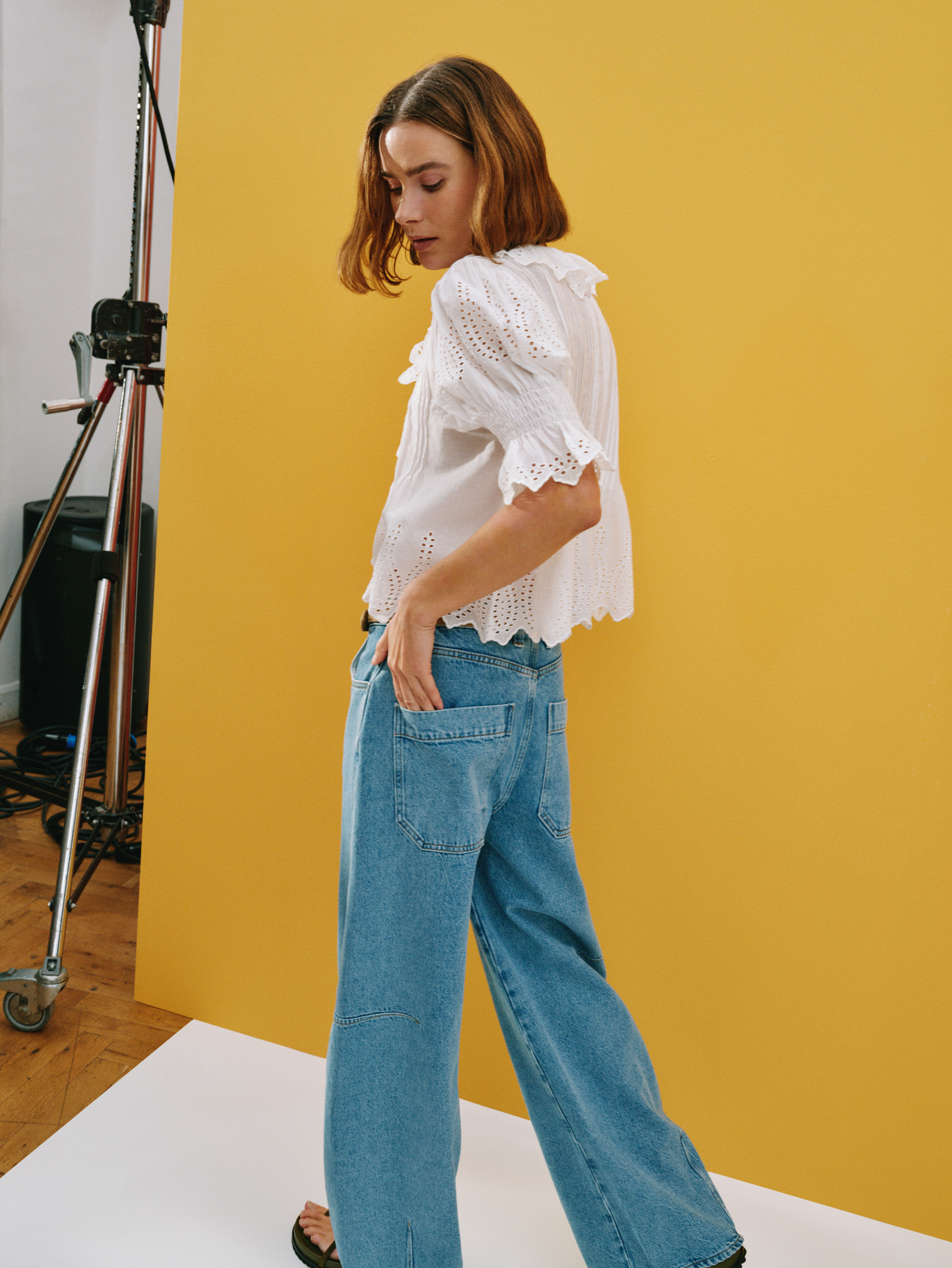 Koa Cotton Broderie Blouse