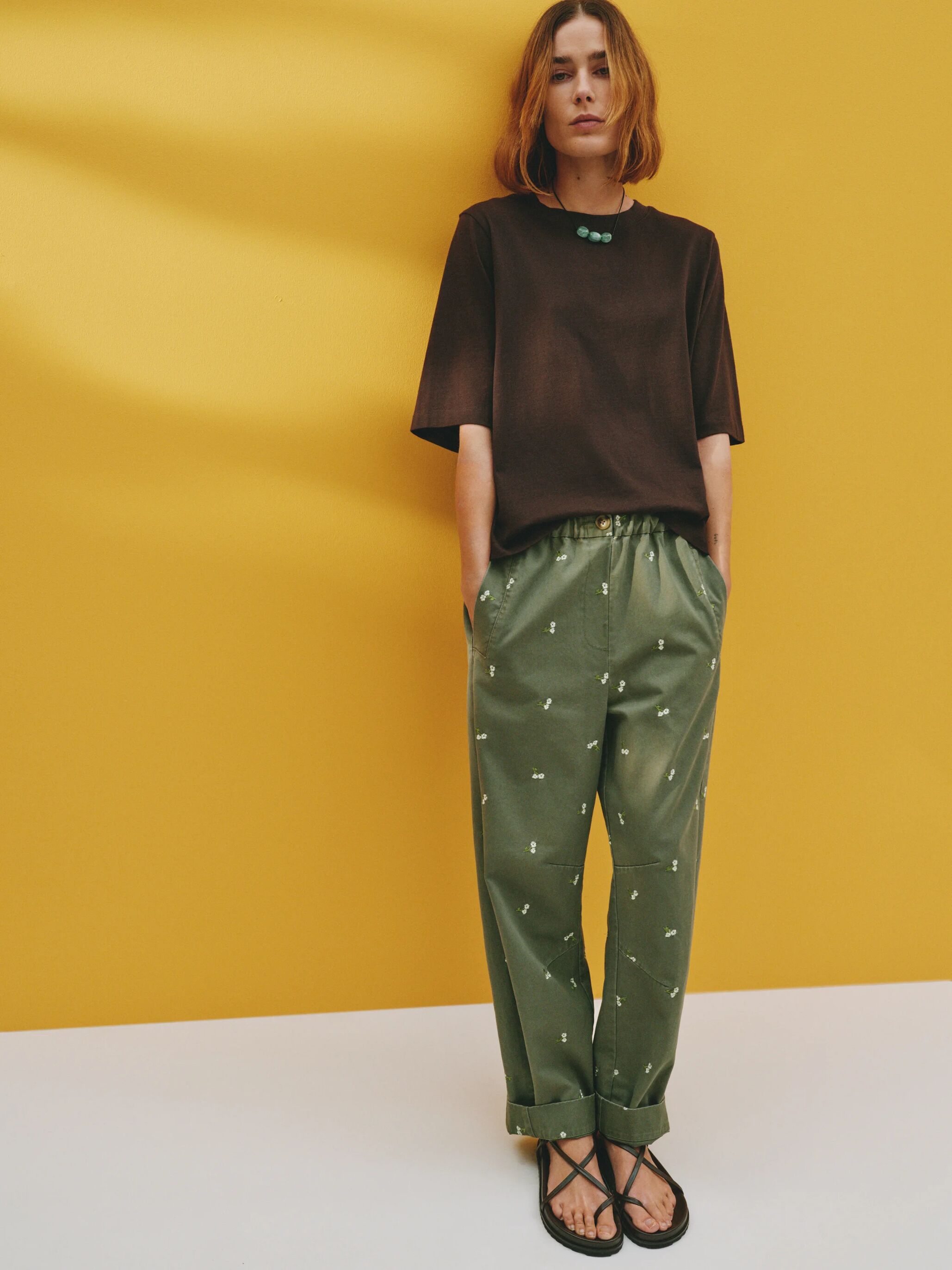 Jack Barrell Leg Embroidered Trousers