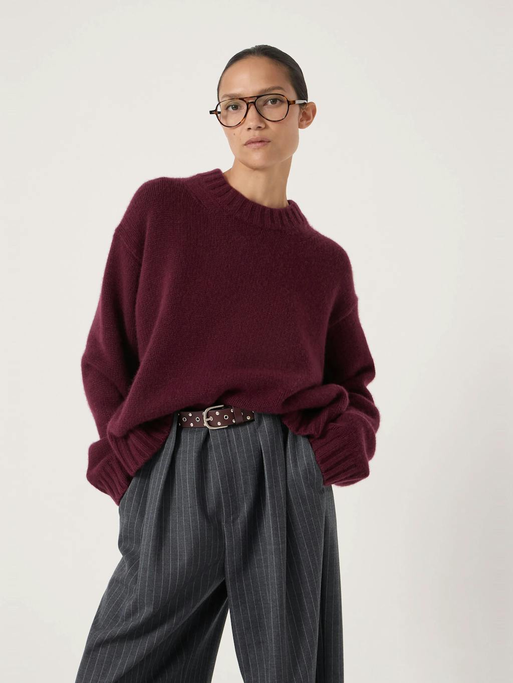 014260-1410-01.jpg Cora Relaxed Chunky Cashmere Crew Jumper