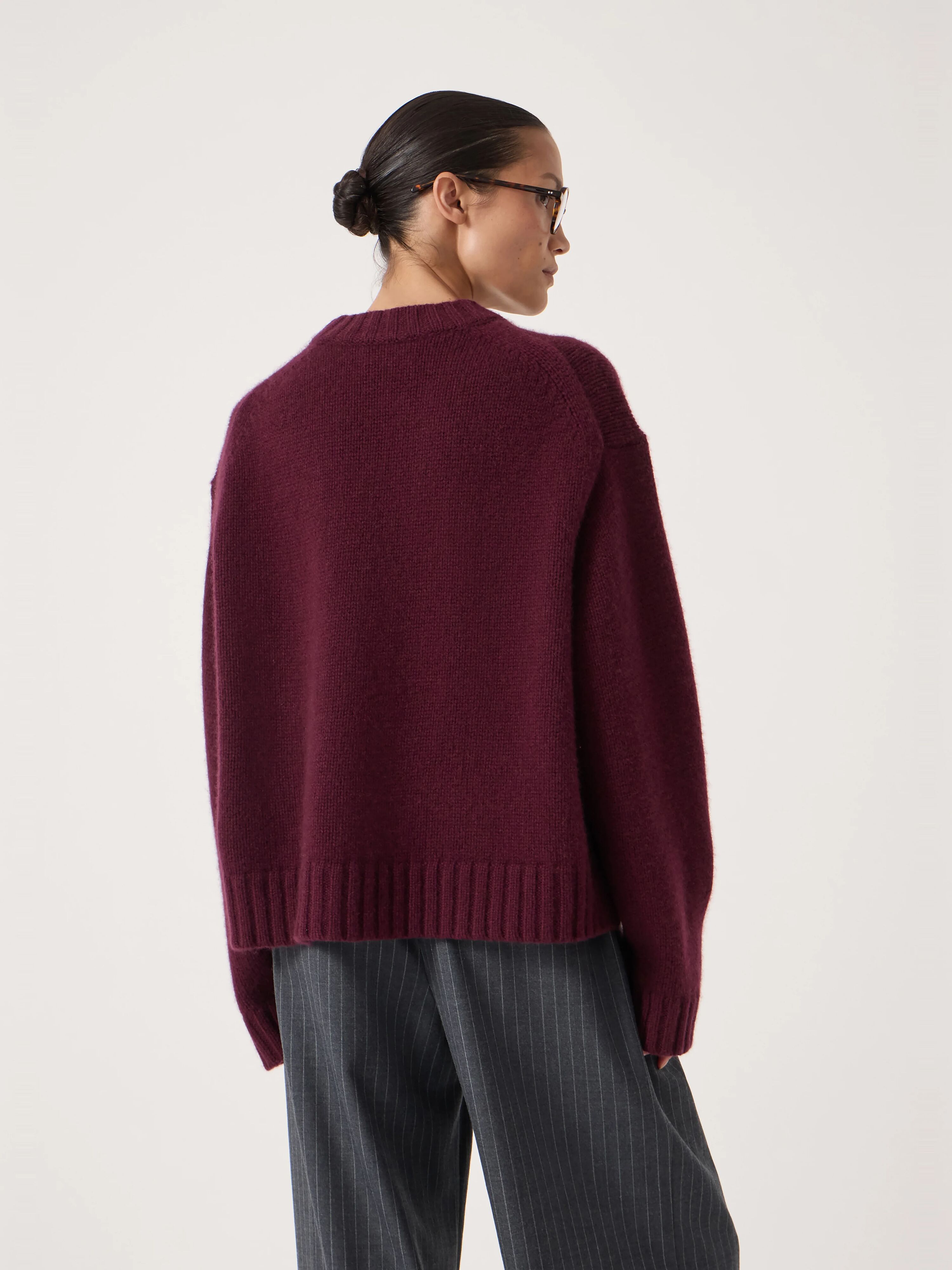 Cora Relaxed Chunky Cashmere Crew Jumper