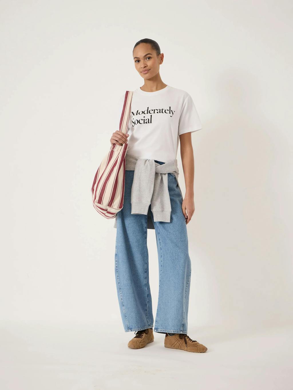 015966-0001-01.jpg Moderately Social Graphic Tee