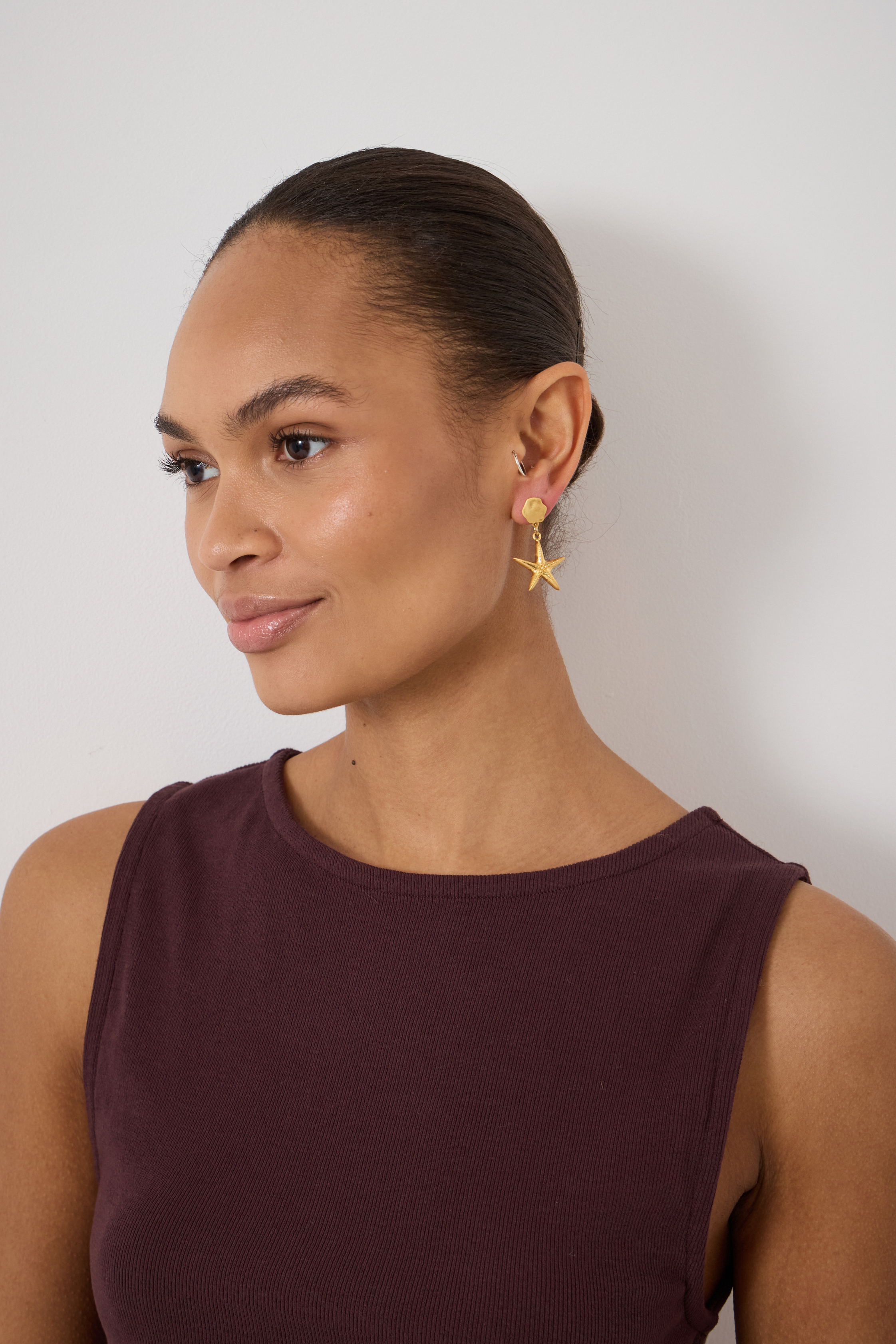 Starfish Drop Earrings