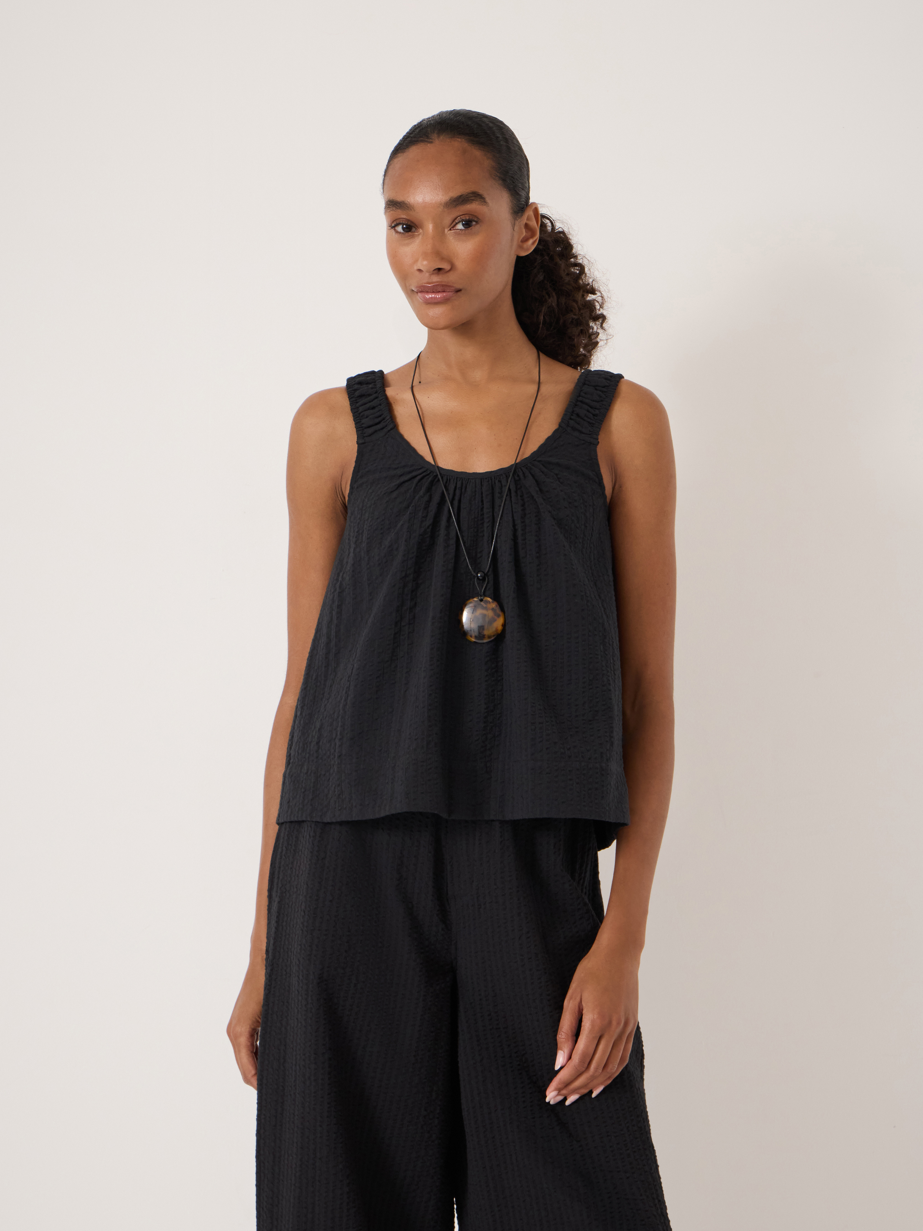 Zola Volume Knitted Midi Skirt - Black | Hush