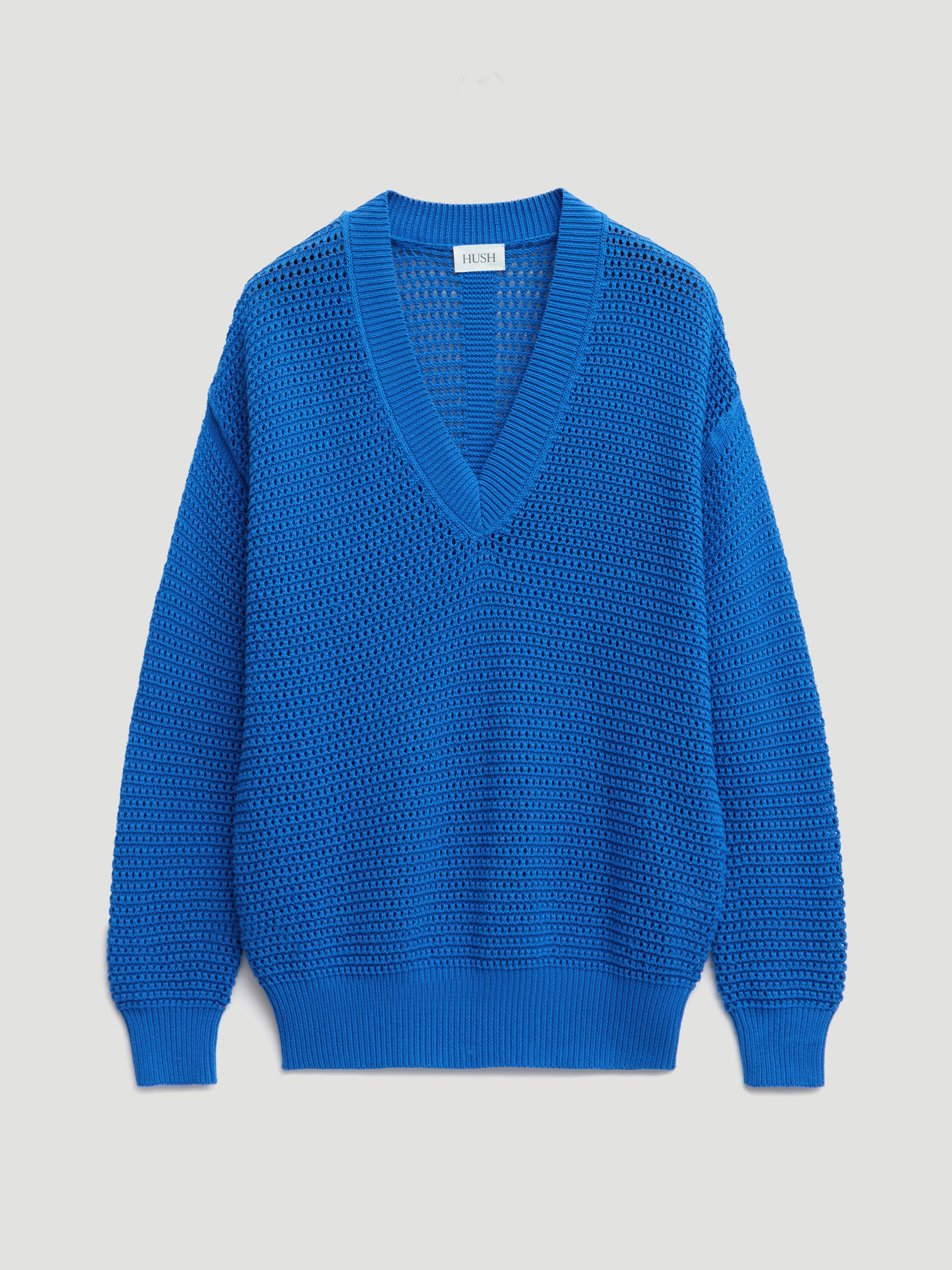 Open Stitch V Neck Jumper | Daphne | hush