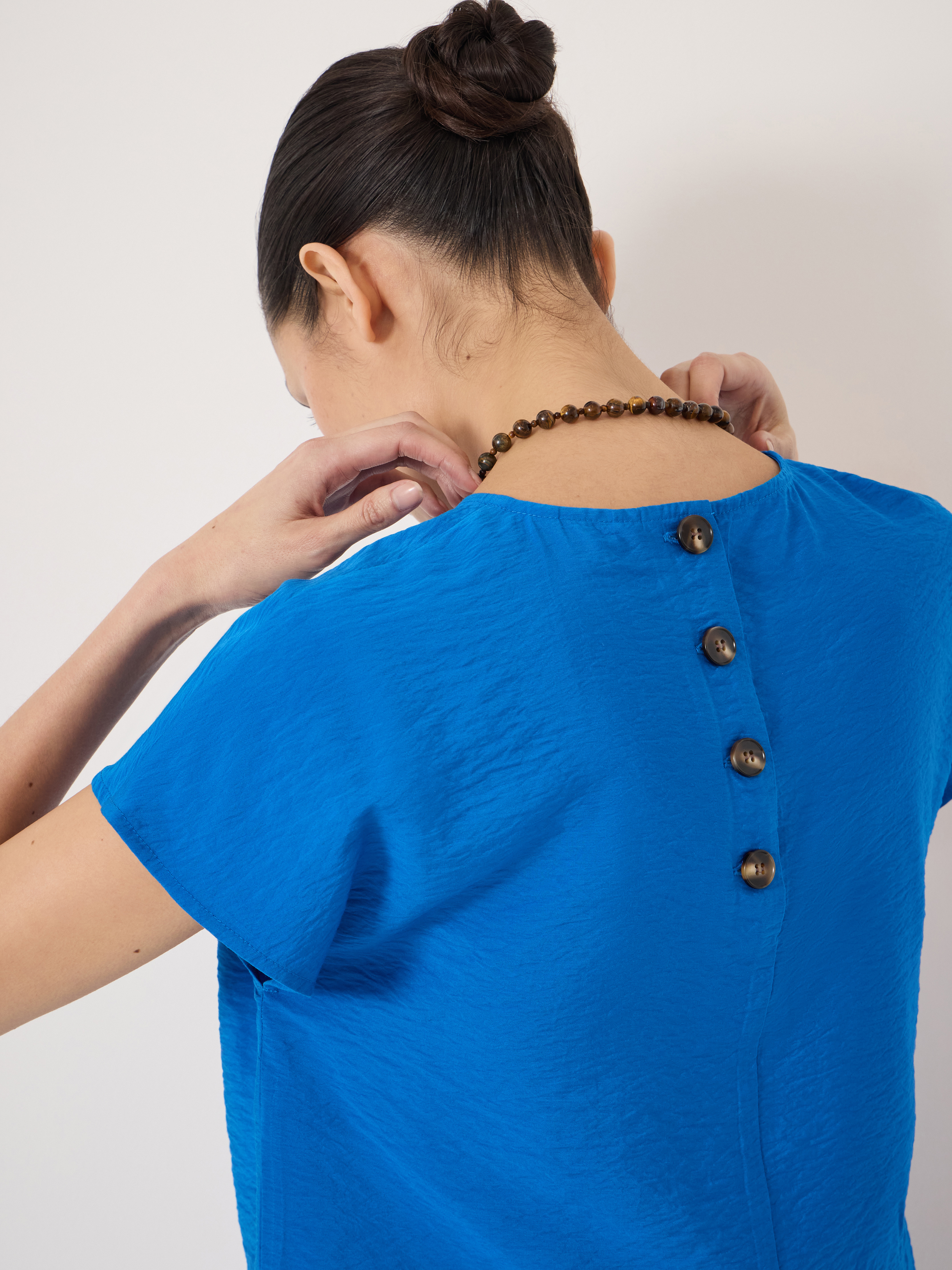 Rein Shell Top - Sky Blue | Hush