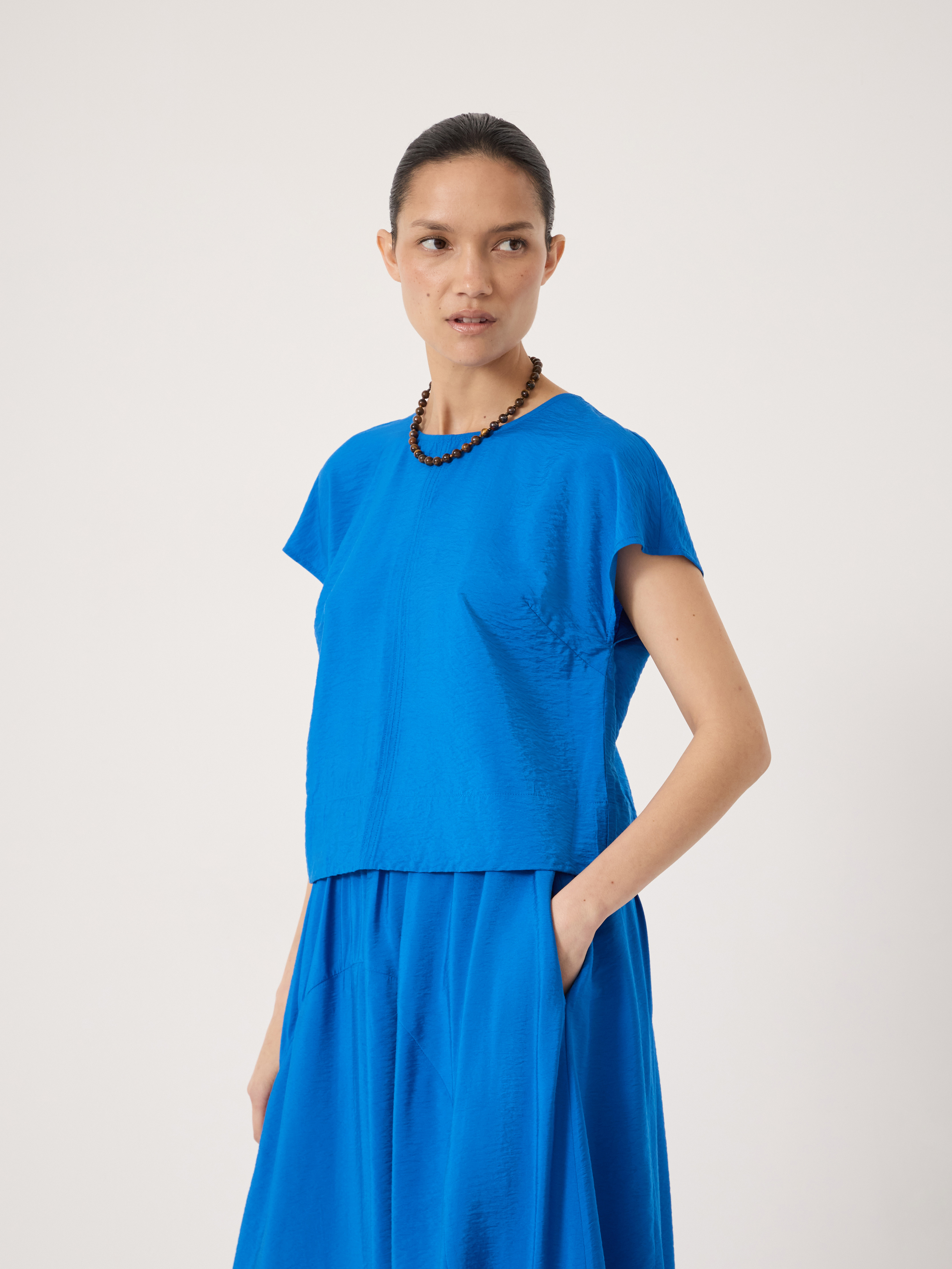トップス mainstory Shell Top / Phantom 8y Rein Shell Top - Sky Blue | Hush
