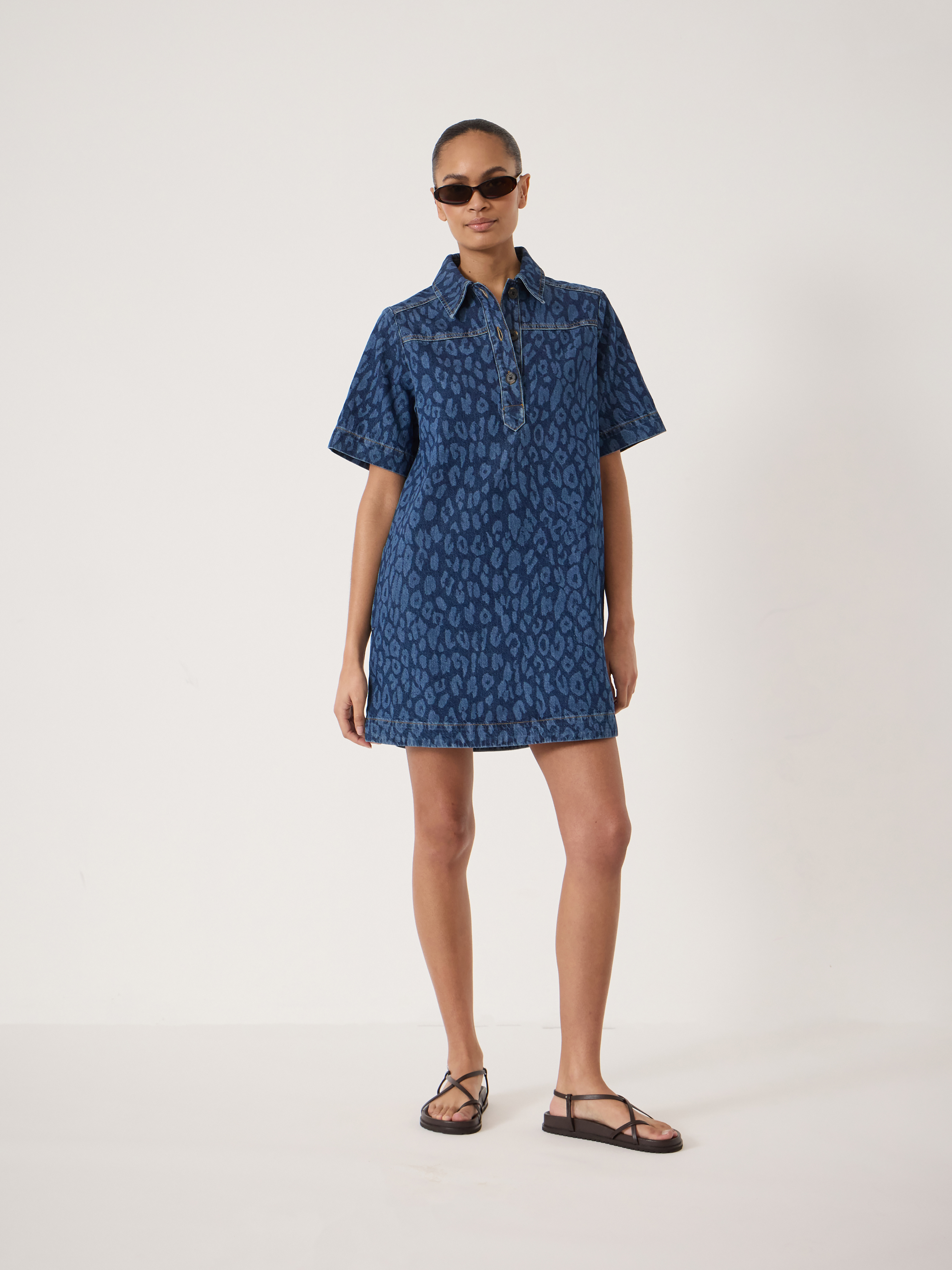 hush denim dress HUSH Emily Denim Shirt Dress
