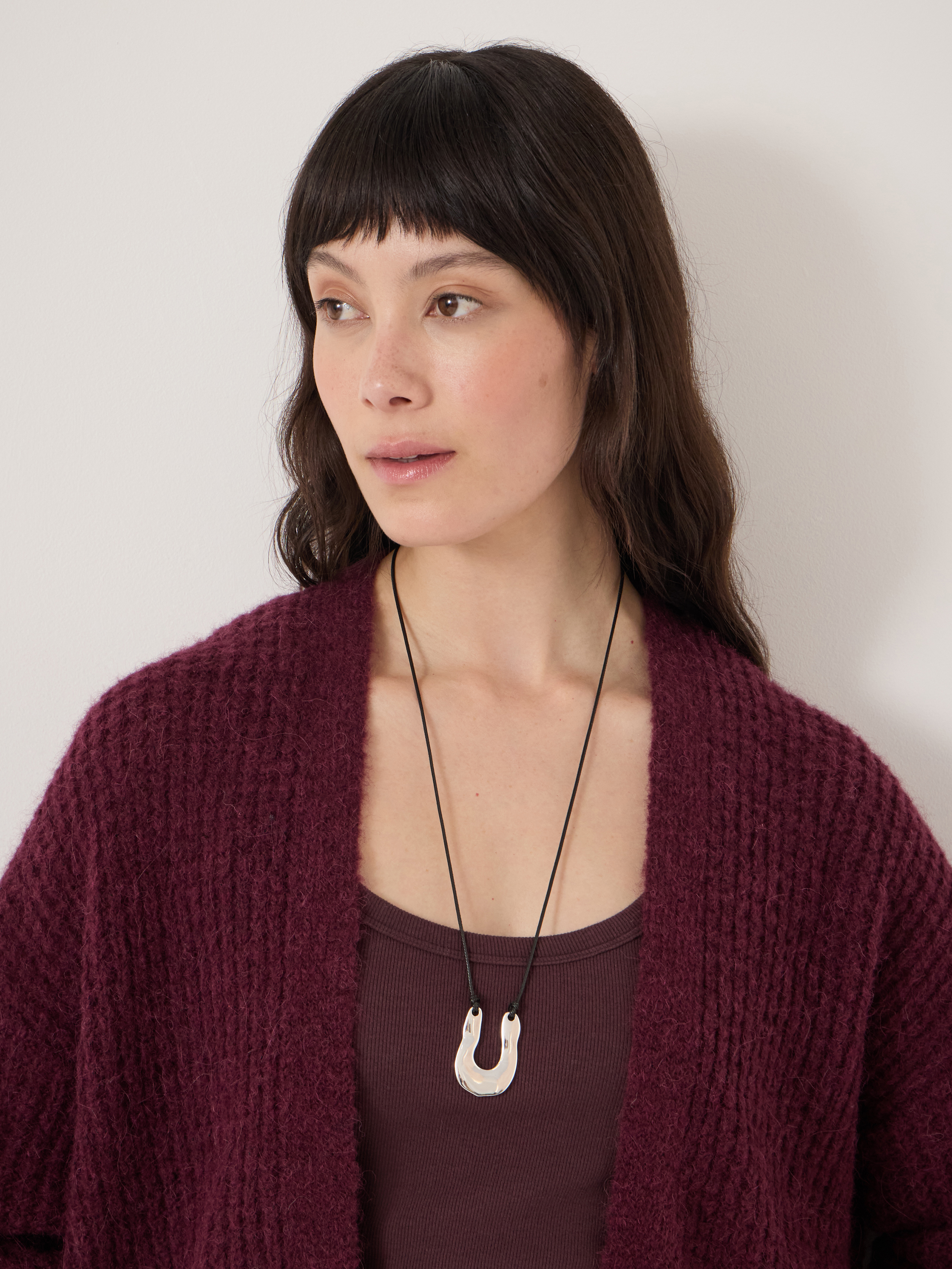 Horseshoe Necklace - Silver | Hush