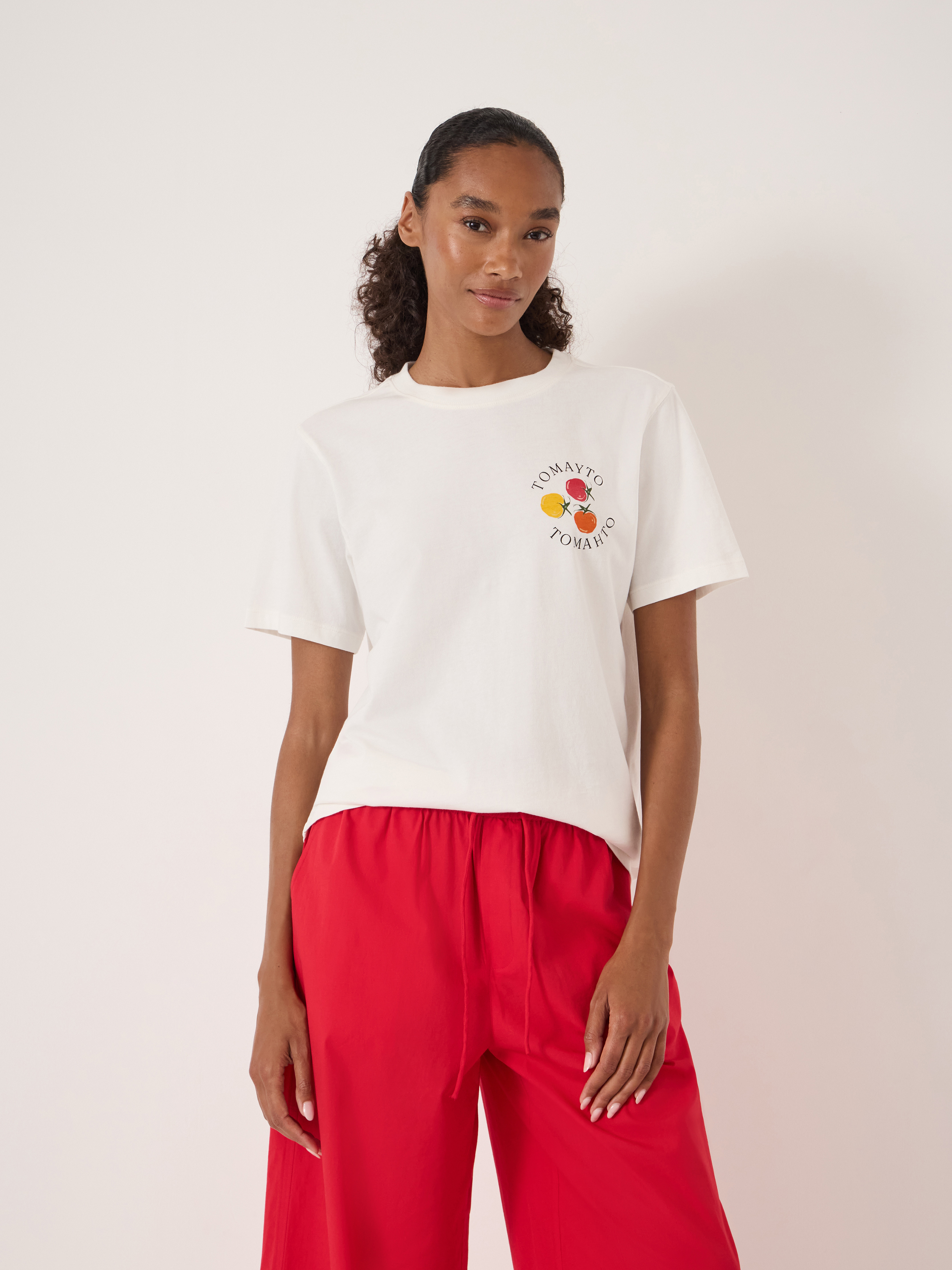 Tomayto Tomahto Graphic T-Shirt | Ecru | hush