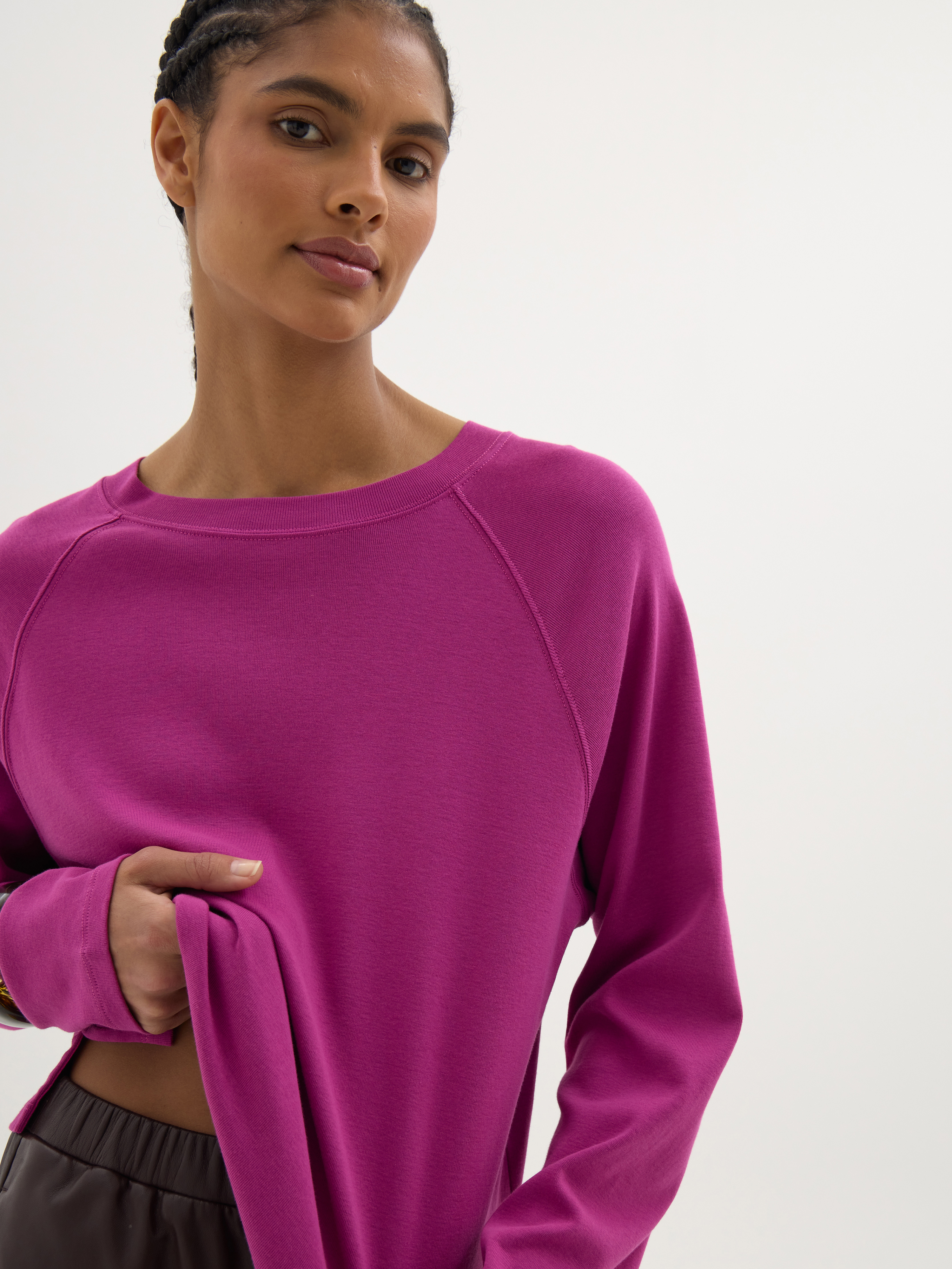 Matilda Raglan Top - Orchid Pink | Hush