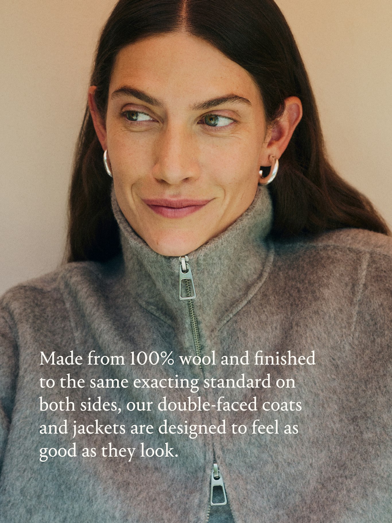 Faced Jackets & Coats | Double Faced Wool | Hush