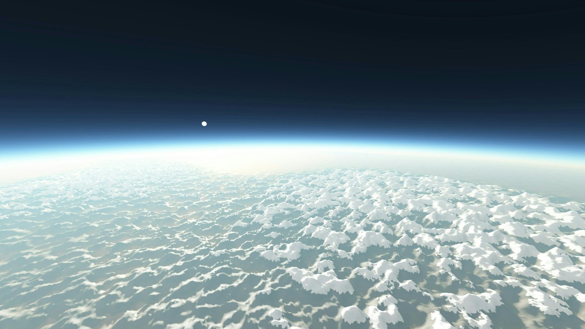 Atmospheric Scattering - Rendering a planet-size world